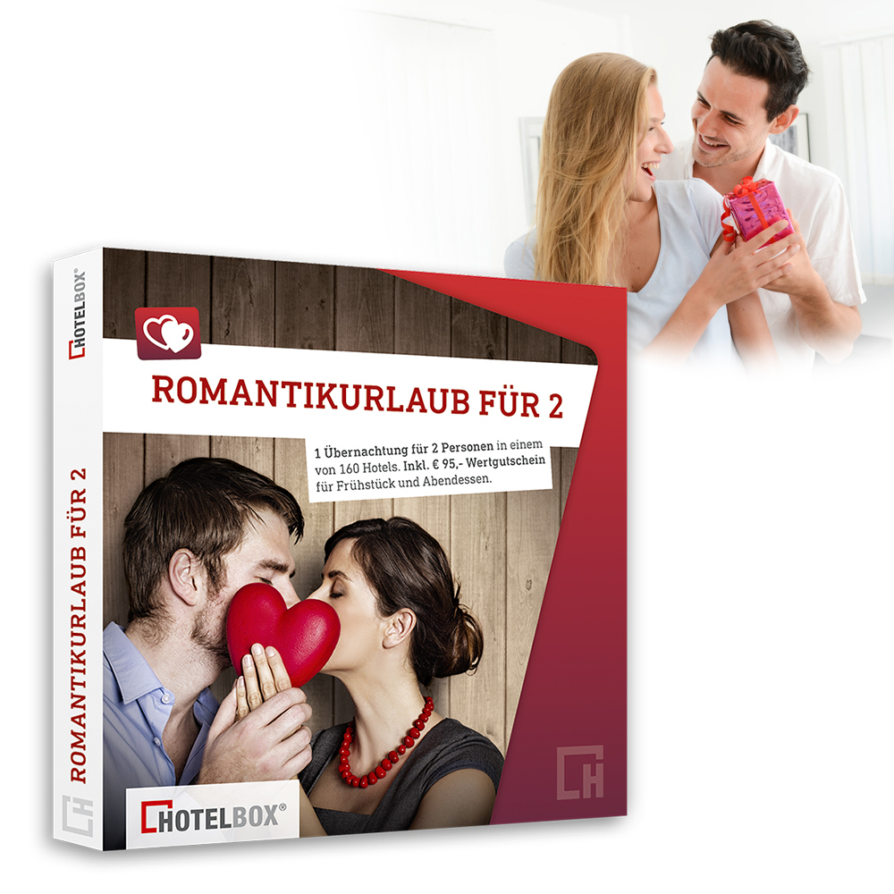 Romantikurlaub für 2 - Kurzurlaub Hotelgutschein