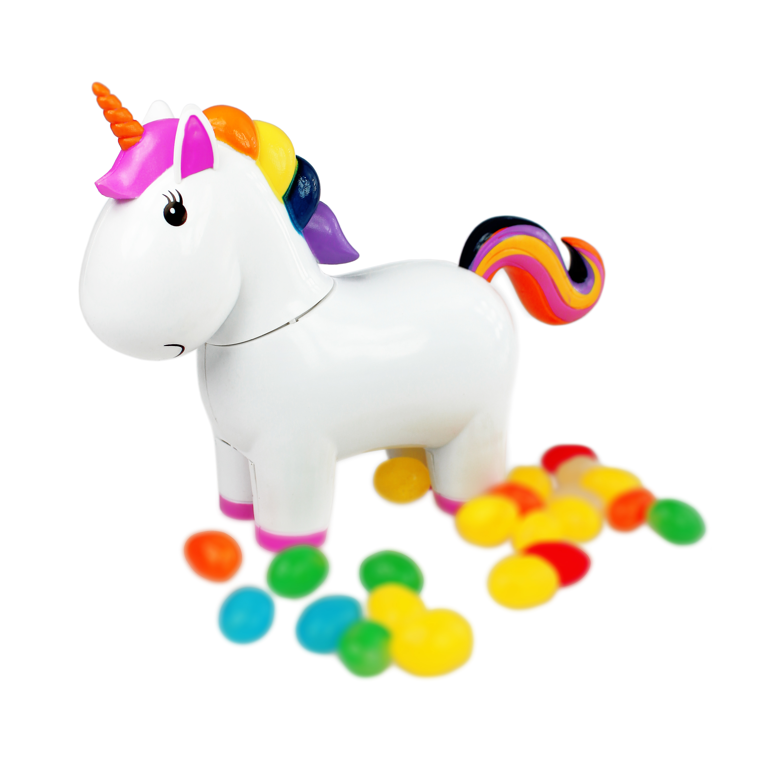 Kackendes Einhorn - Süßigkeitenspender 3650