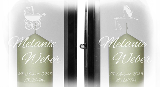 Licht des Lebens - personalisierte Laterne LPZ-0012 - 2