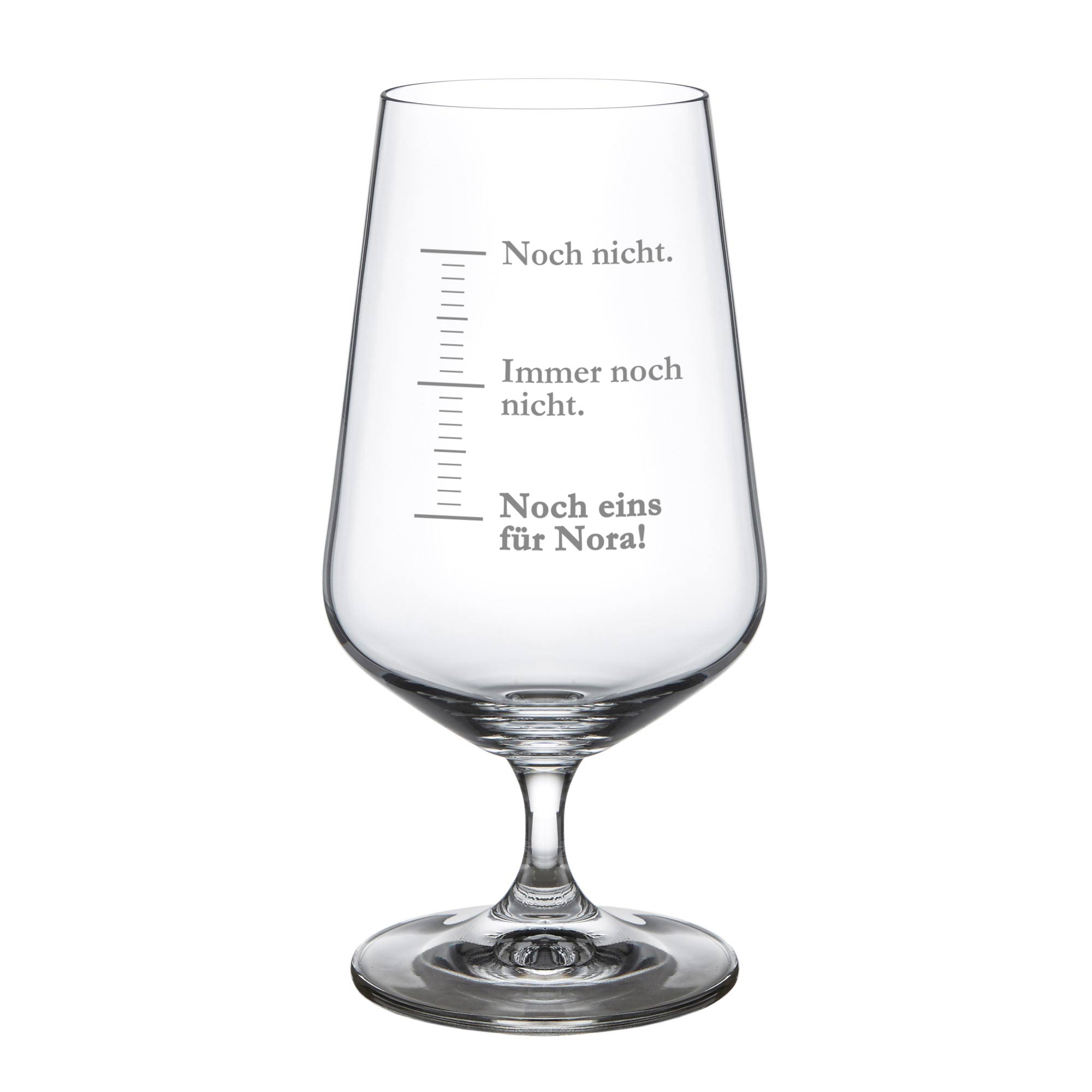 Bierglas mit Gravur - Noch eins Bierglas mit Gravur - Noch eins