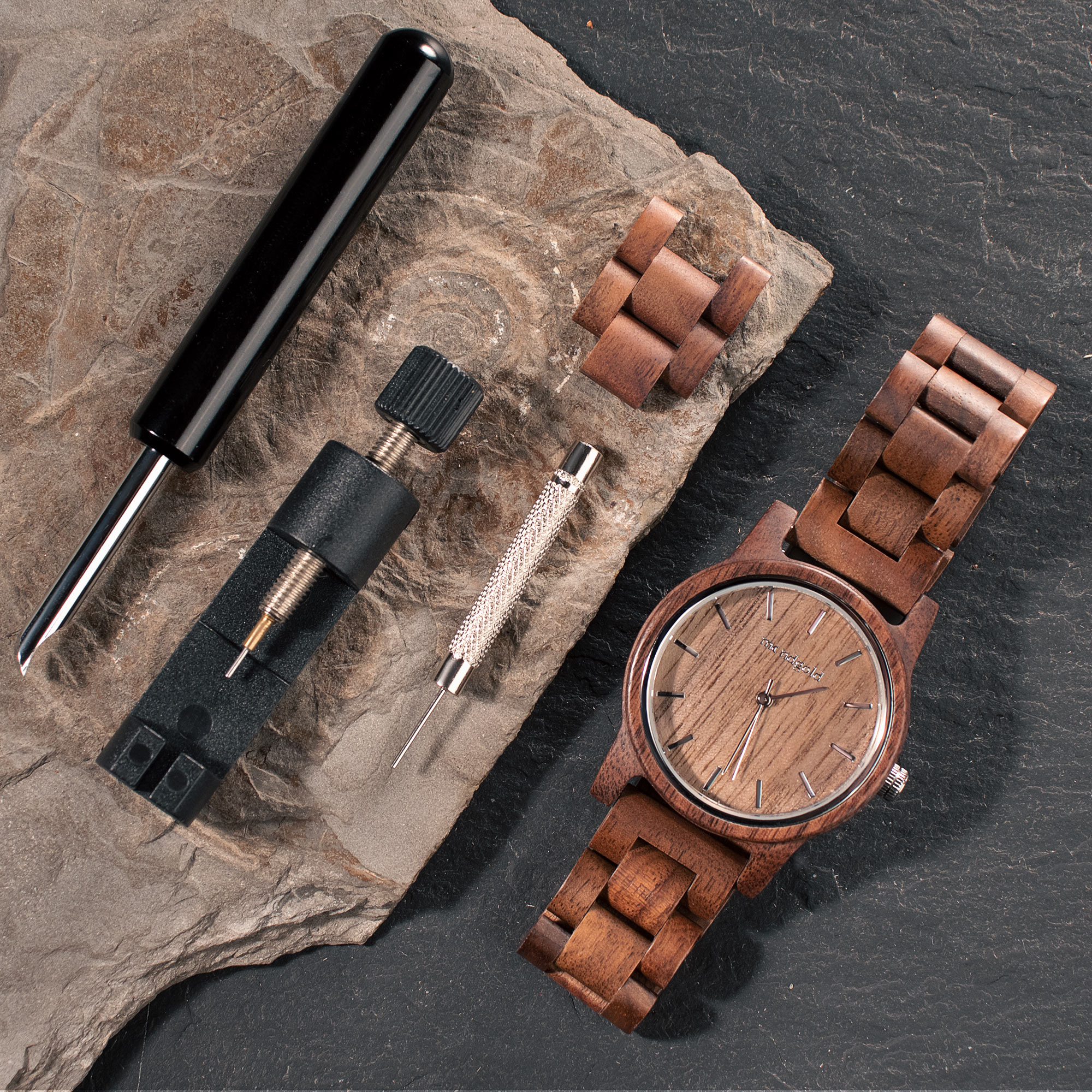 Unisex Armbanduhr aus Holz 01-00048-EU-0000 - 5