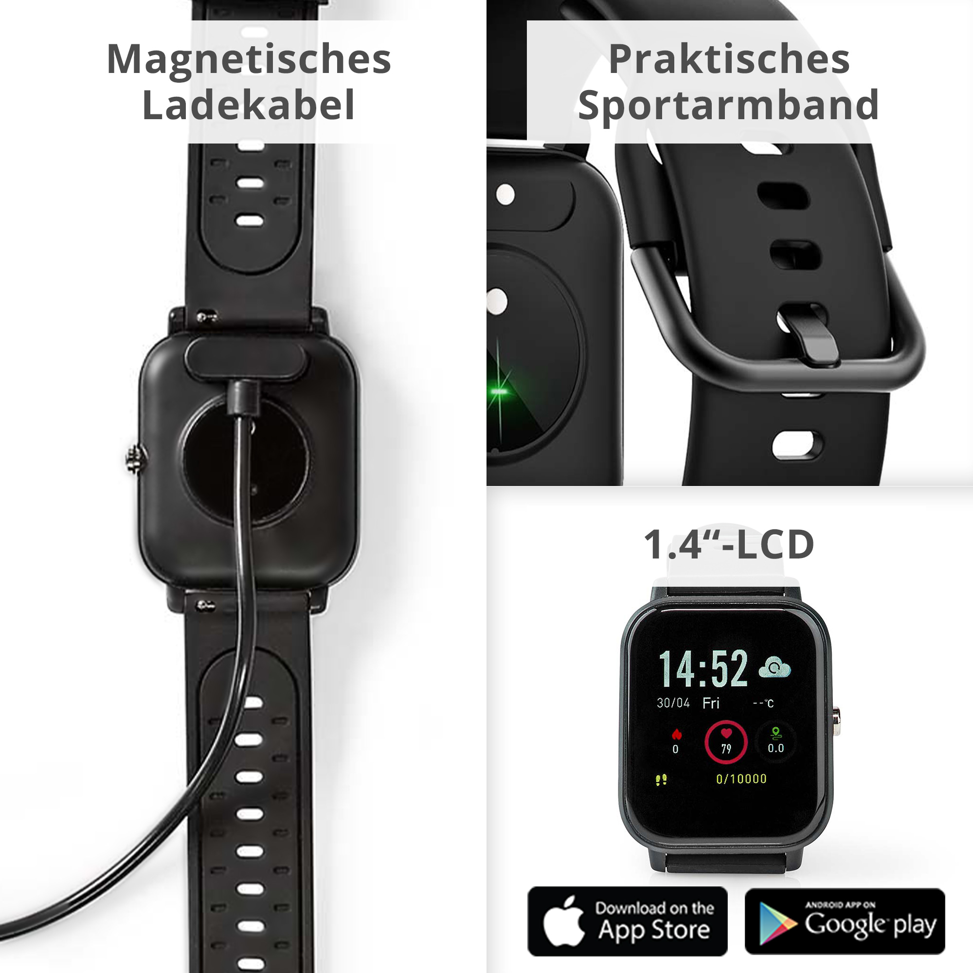 Smartwatch - Armband Sportuhr 2221-MZ - 5