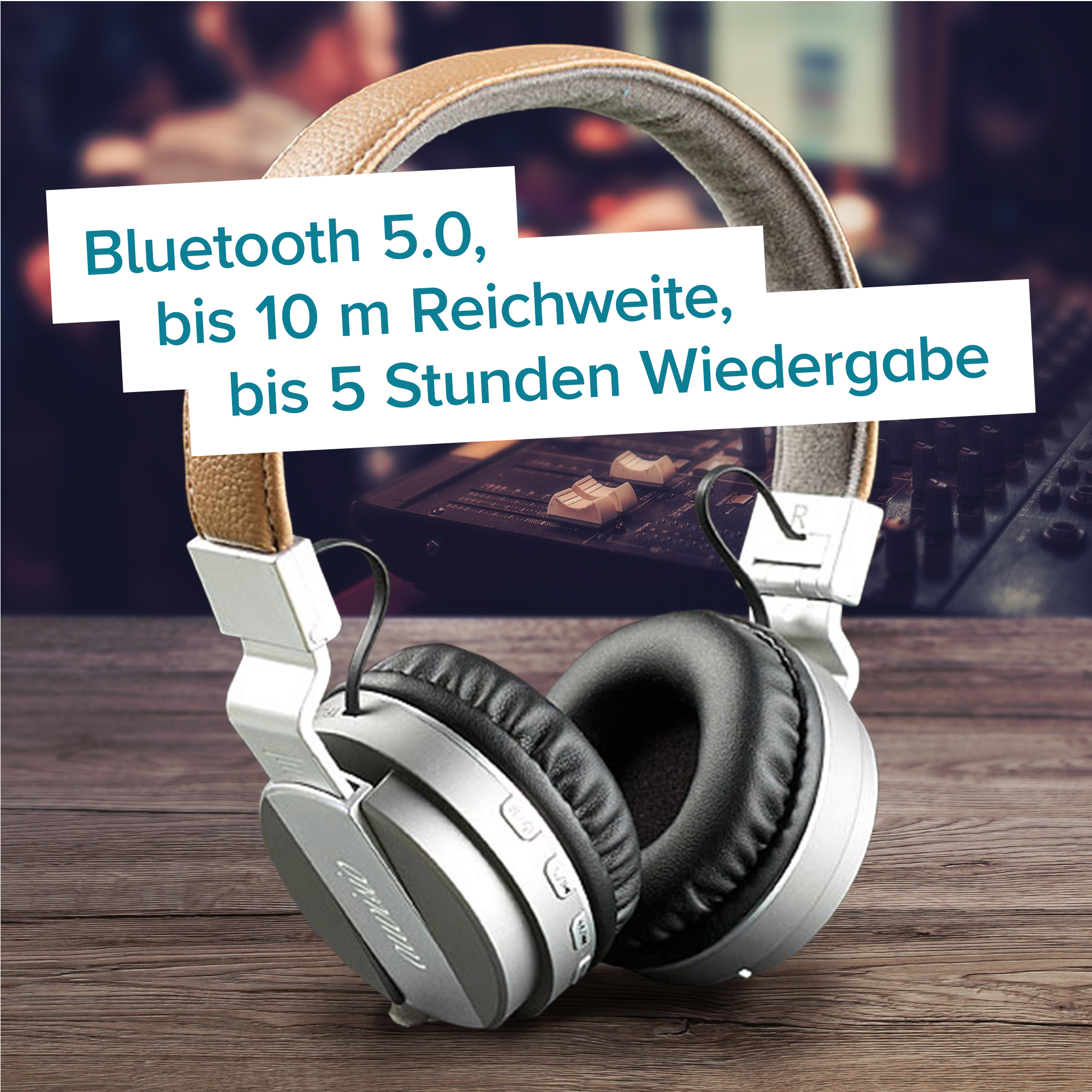 Bluetooth Kopfhörer mit Freisprech-Funktion 4111 - 4
