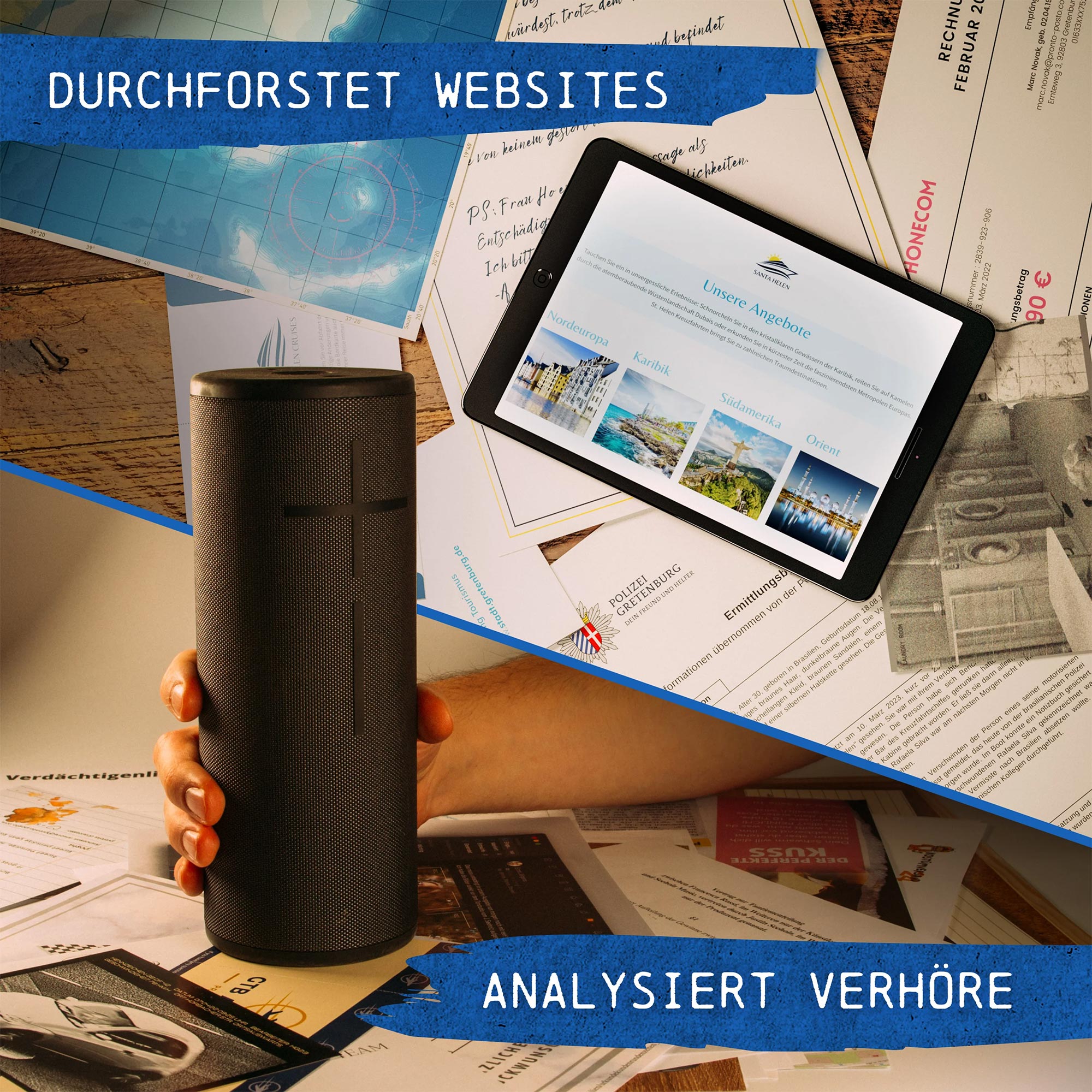 Detektivspiel - Krimi Tatort Traumschiff