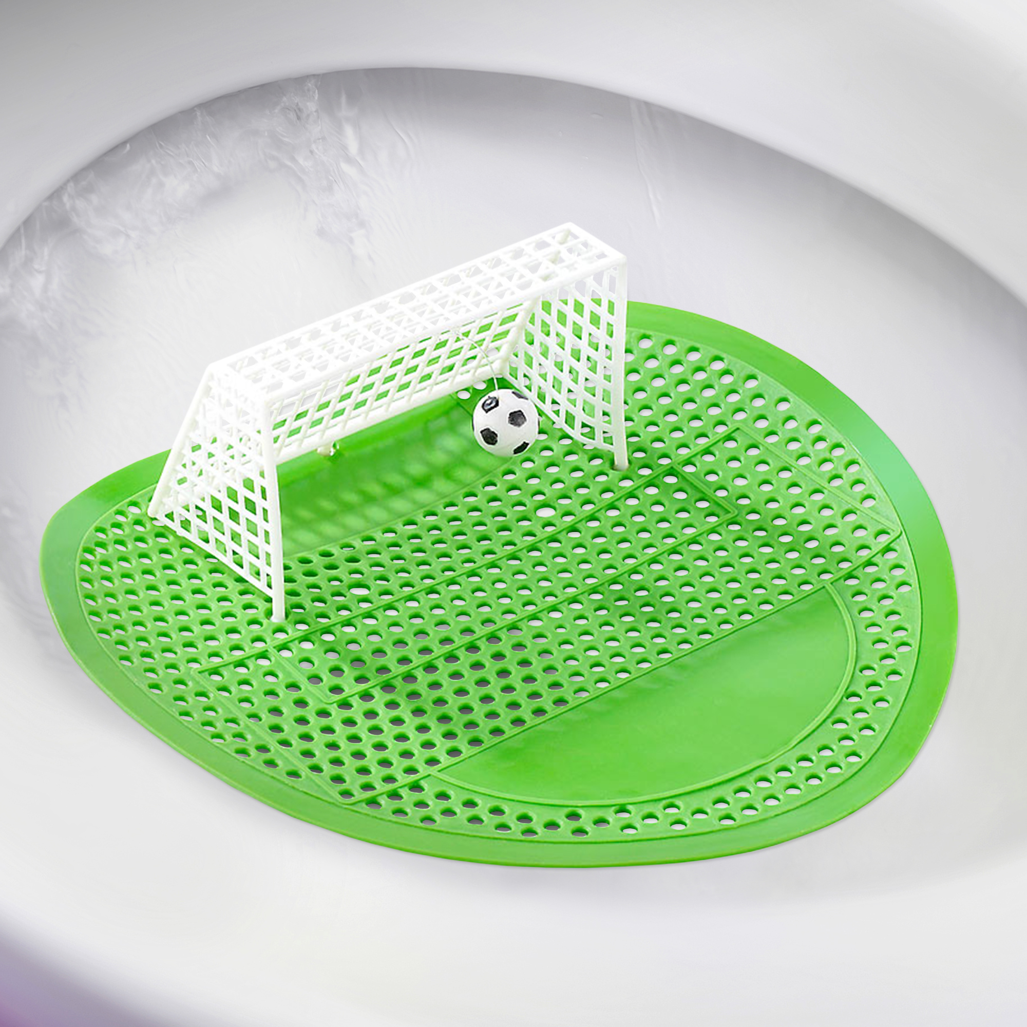 Fußballspiel für Pissoir