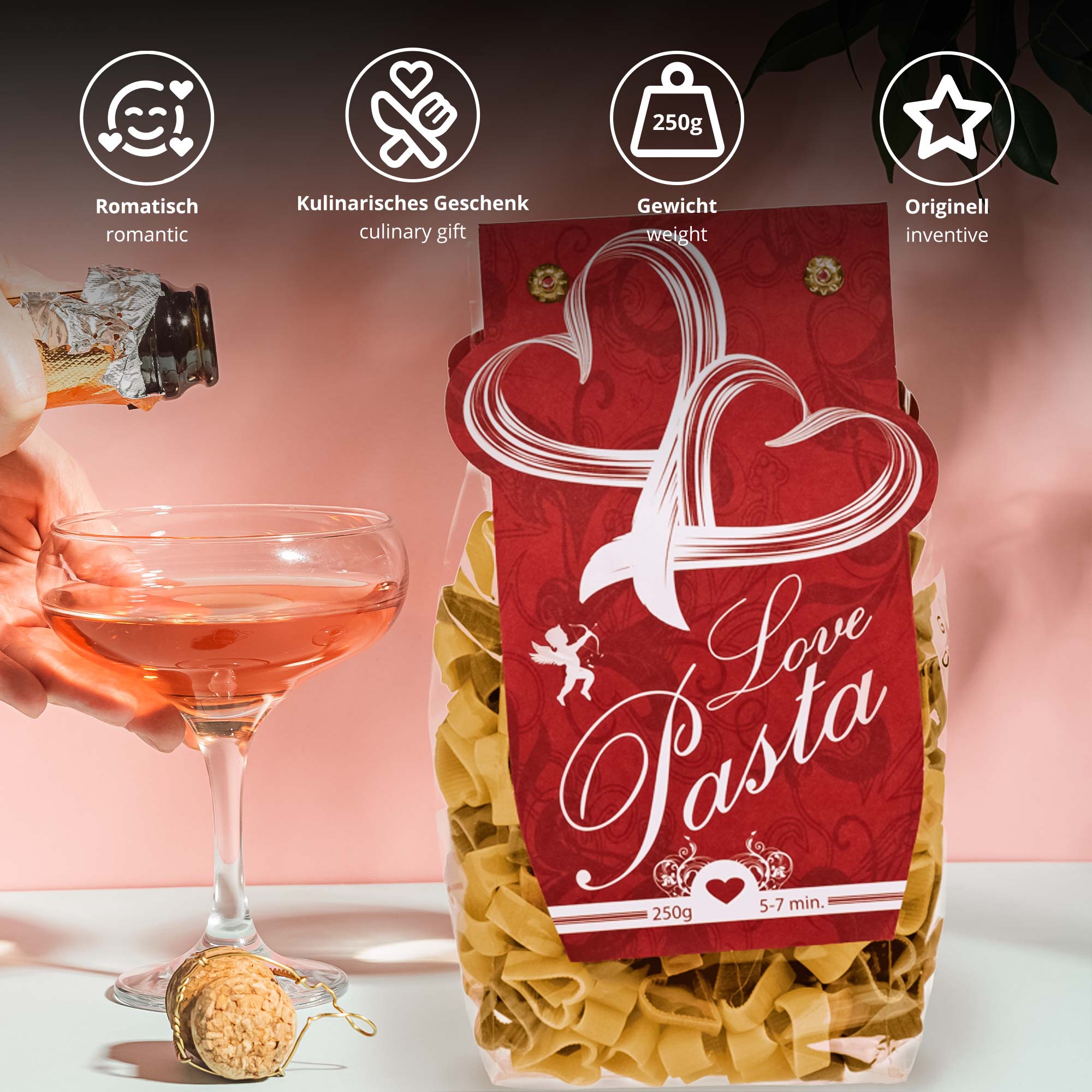 Pasta Amore - 250 g Herznudeln
