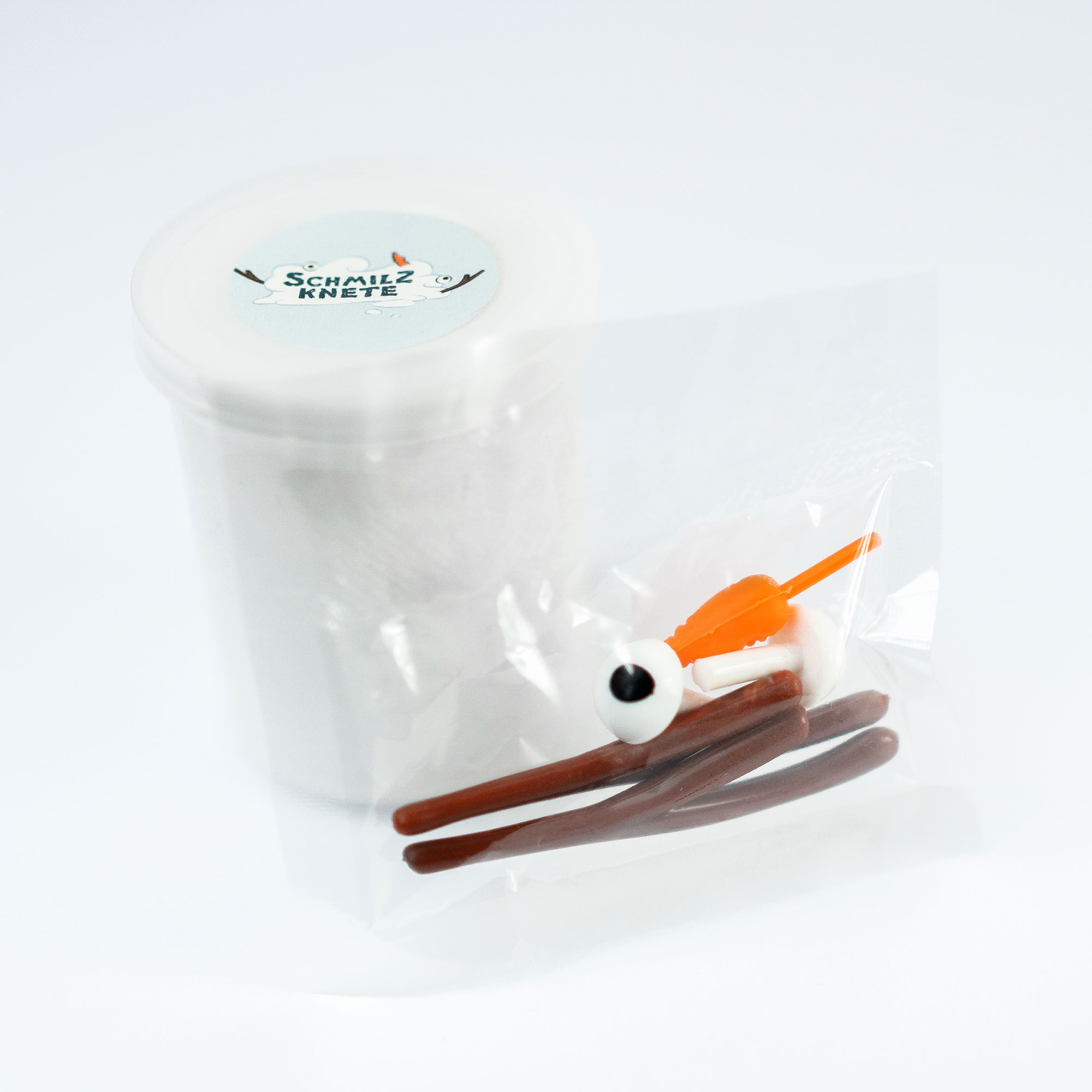 Schneemann Bausatz mit Schmilzknete 4037 - 5