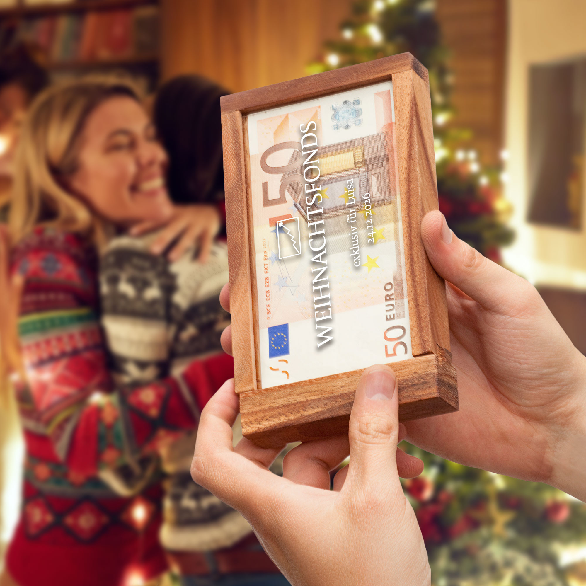 Magische Geldgeschenkbox - Weihnachtsfonds