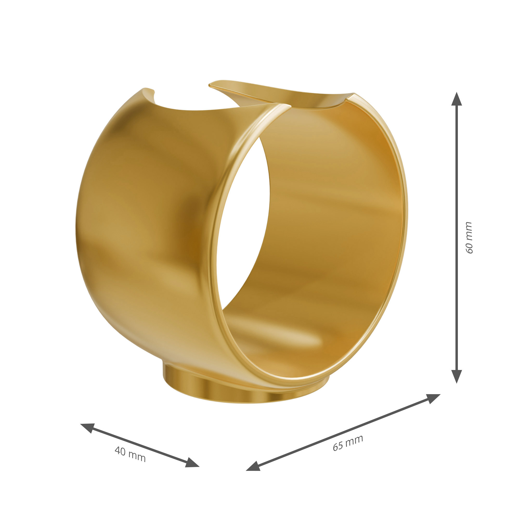 Diamantkristall Halter - Displayständer in Ring Optik Diamantkristall Halter - Displayständer in Ring Optik