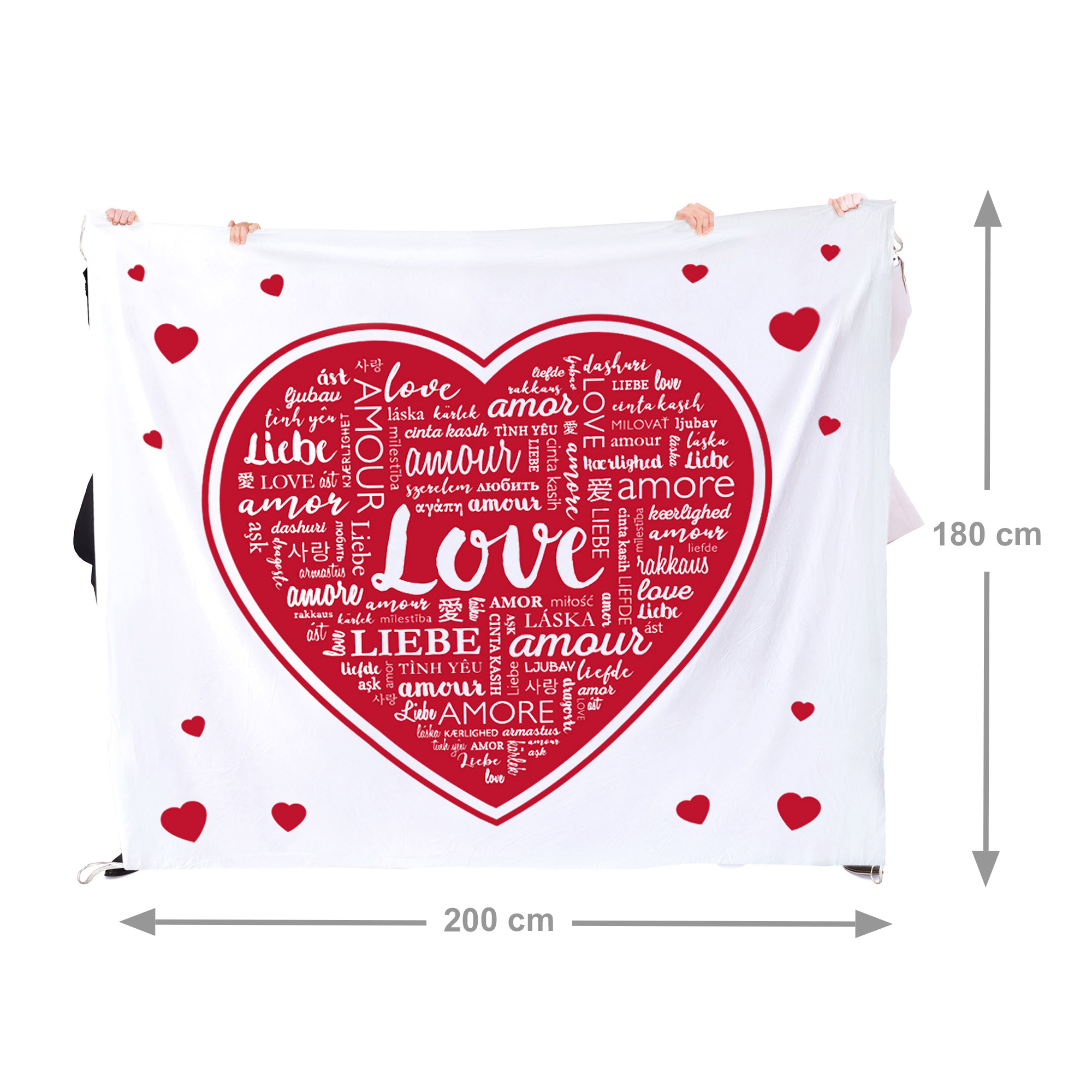 Hochzeitslaken Wortherz - zum Ausschneiden 3827 - 8