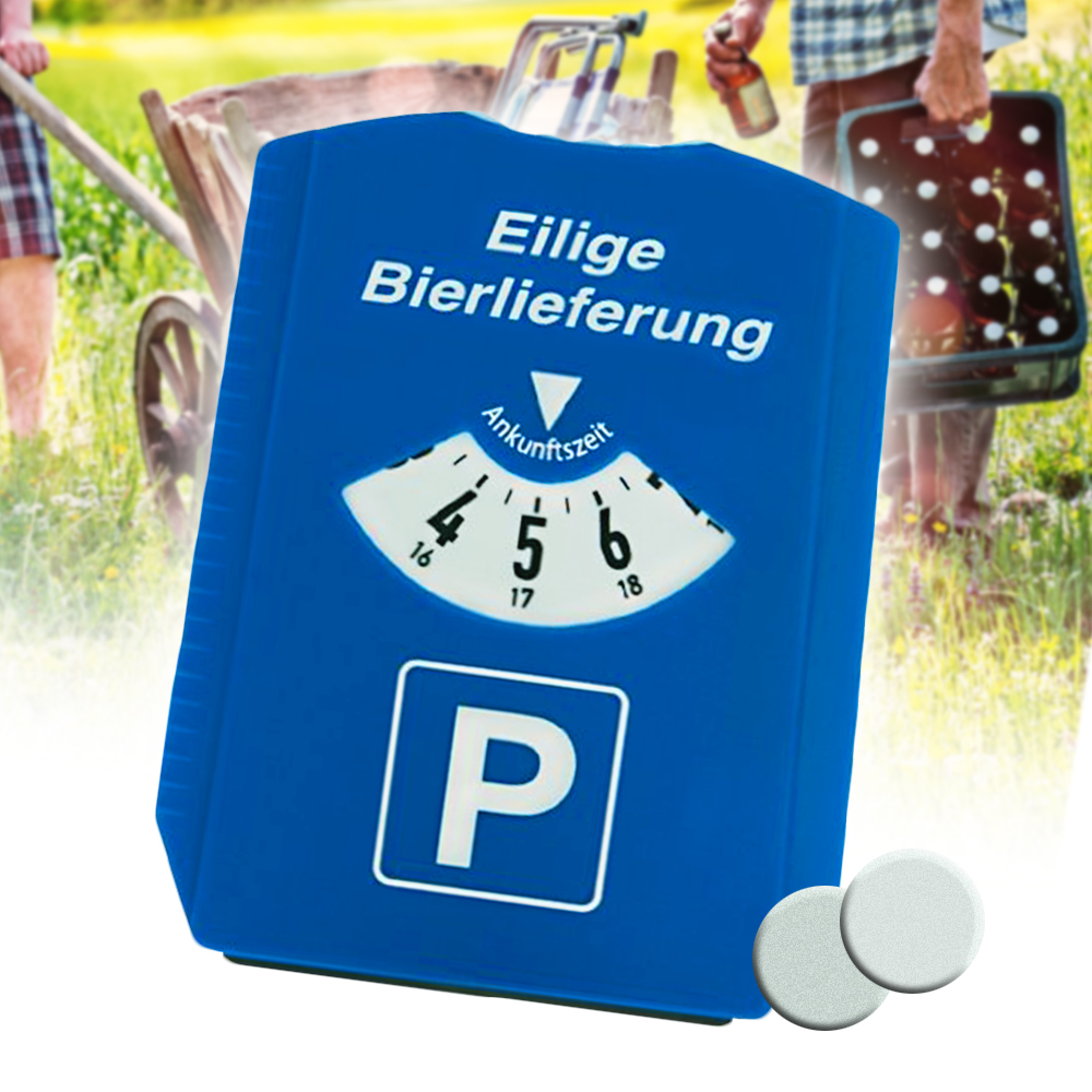 Parkscheibe 3in1 - Eilige Bierlieferung 3213