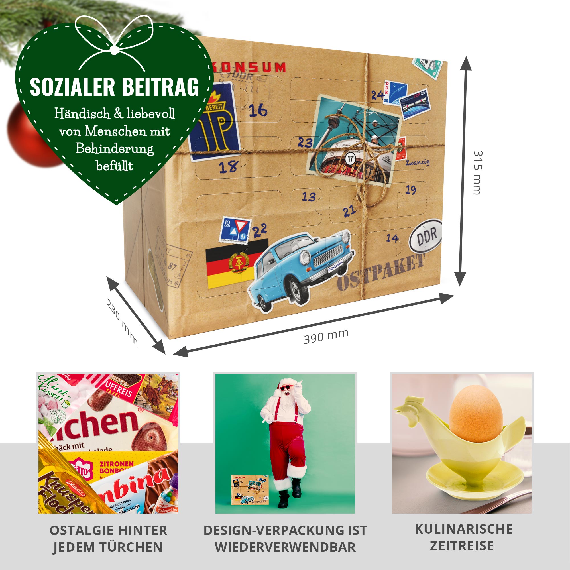DDR Süßigkeiten Adventskalender 01-00008-DE-0000 - 1