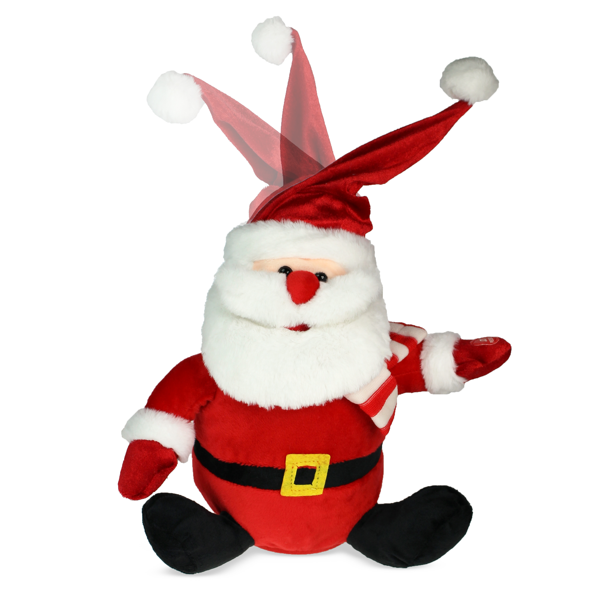 Singender Weihnachtsmann mit tanzender Mütze 3285 - 6