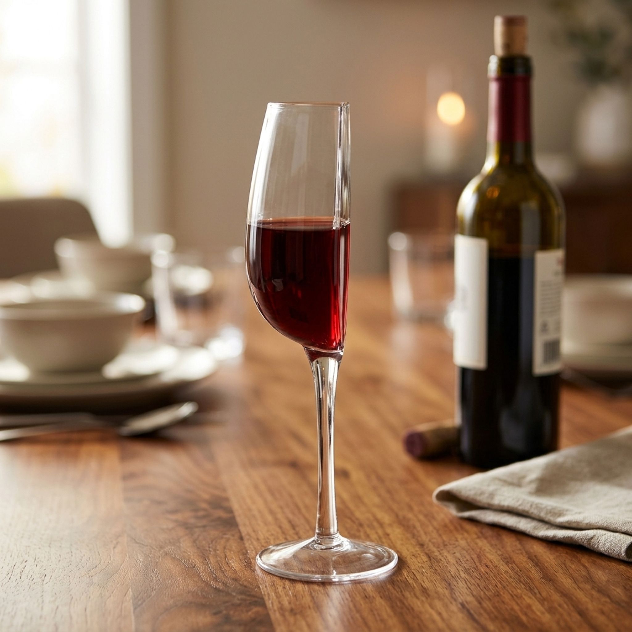 Halber Wein - Half Wine, halbes Weinglas