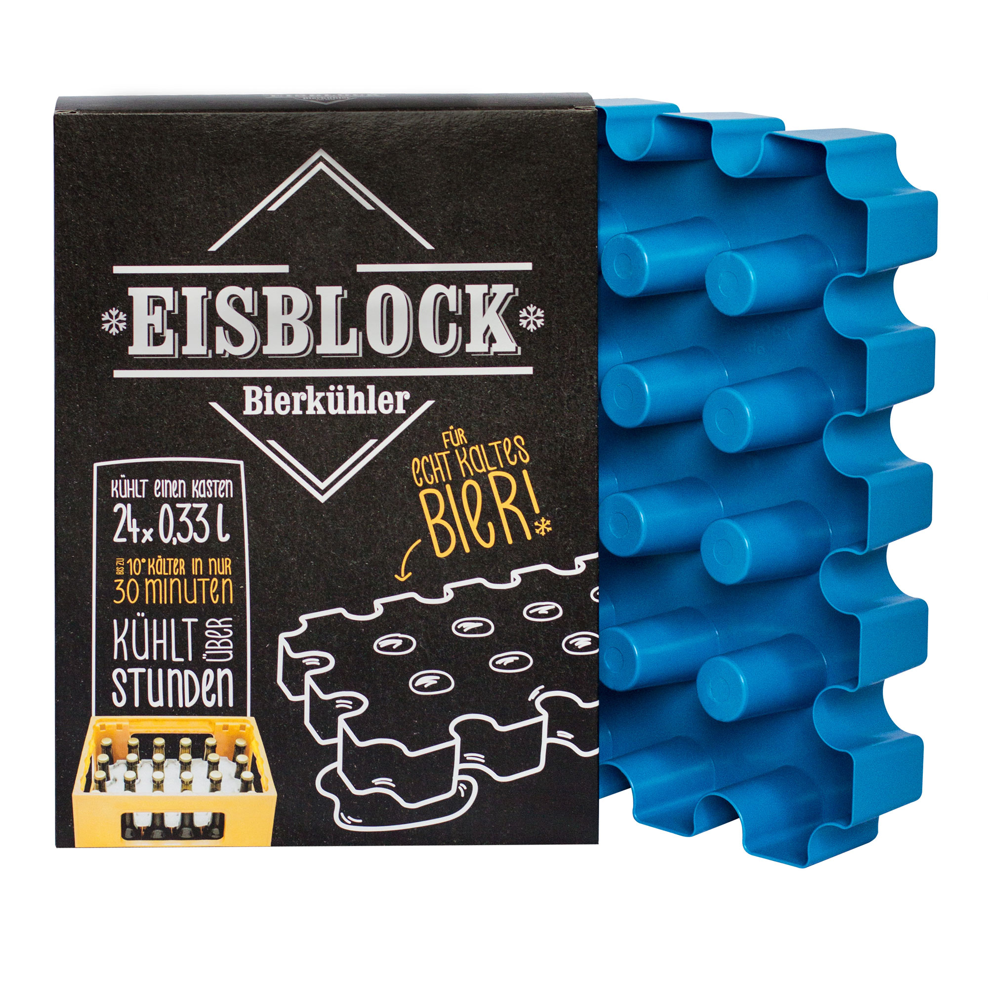 Bierkühler - Eisblockform für Bierkisten - 0,33 l Flaschen Bierkühler - Eisblockform für Bierkisten - 0,33 l Flaschen
