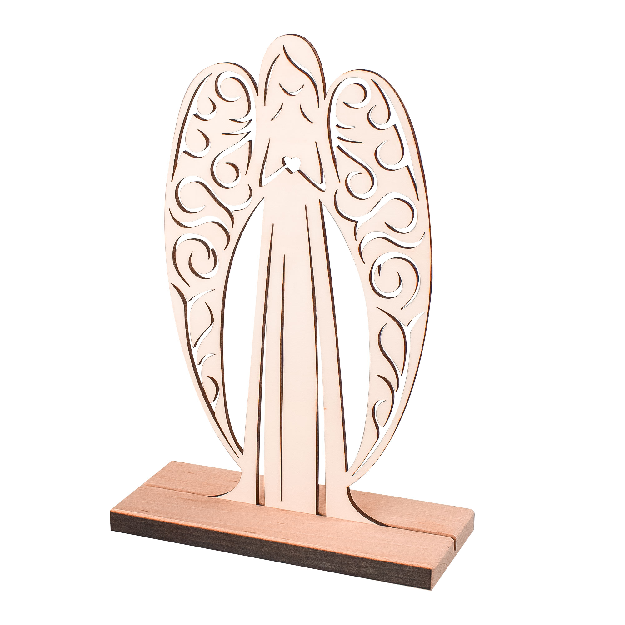 Großer Geldengel aus Holz - Geschenkverpackung