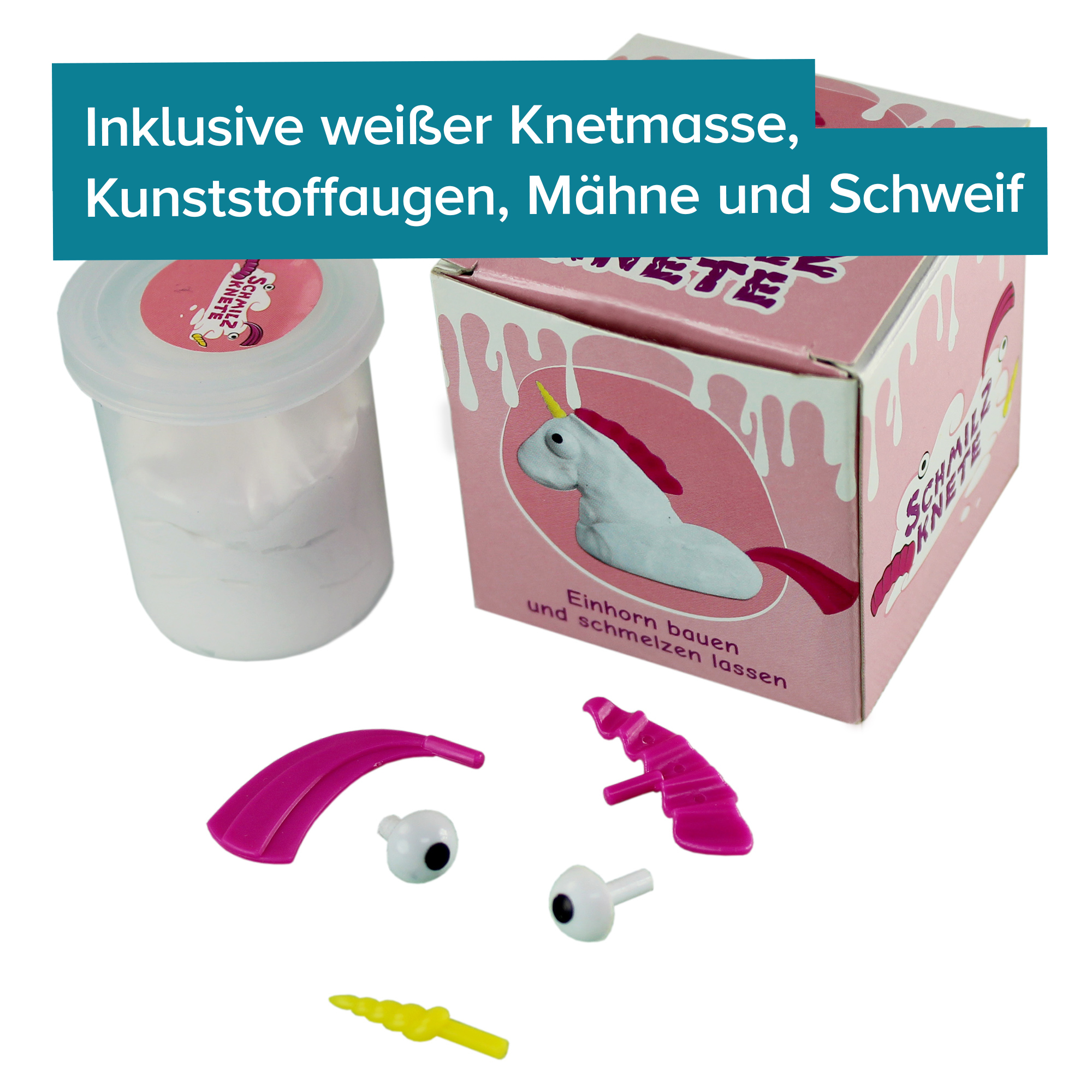 Einhorn Bausatz mit Schmilzknete 4054 - 7