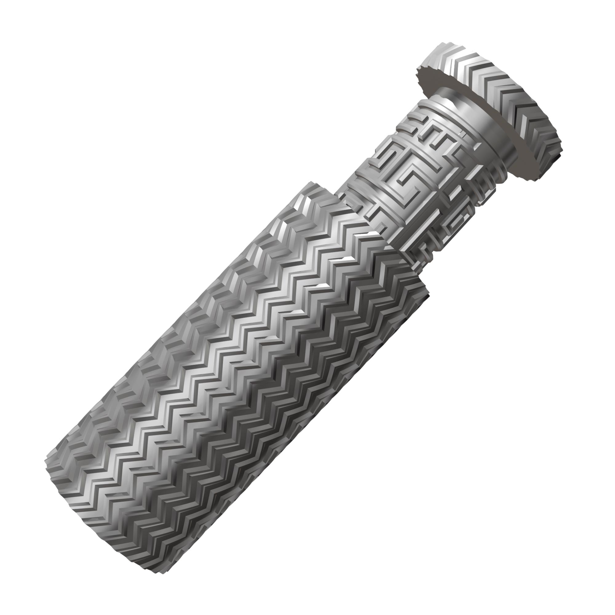 Labyrinthbox Röhre – Kniffelige Geschenkverpackung für Geld & Gutscheine - Silber