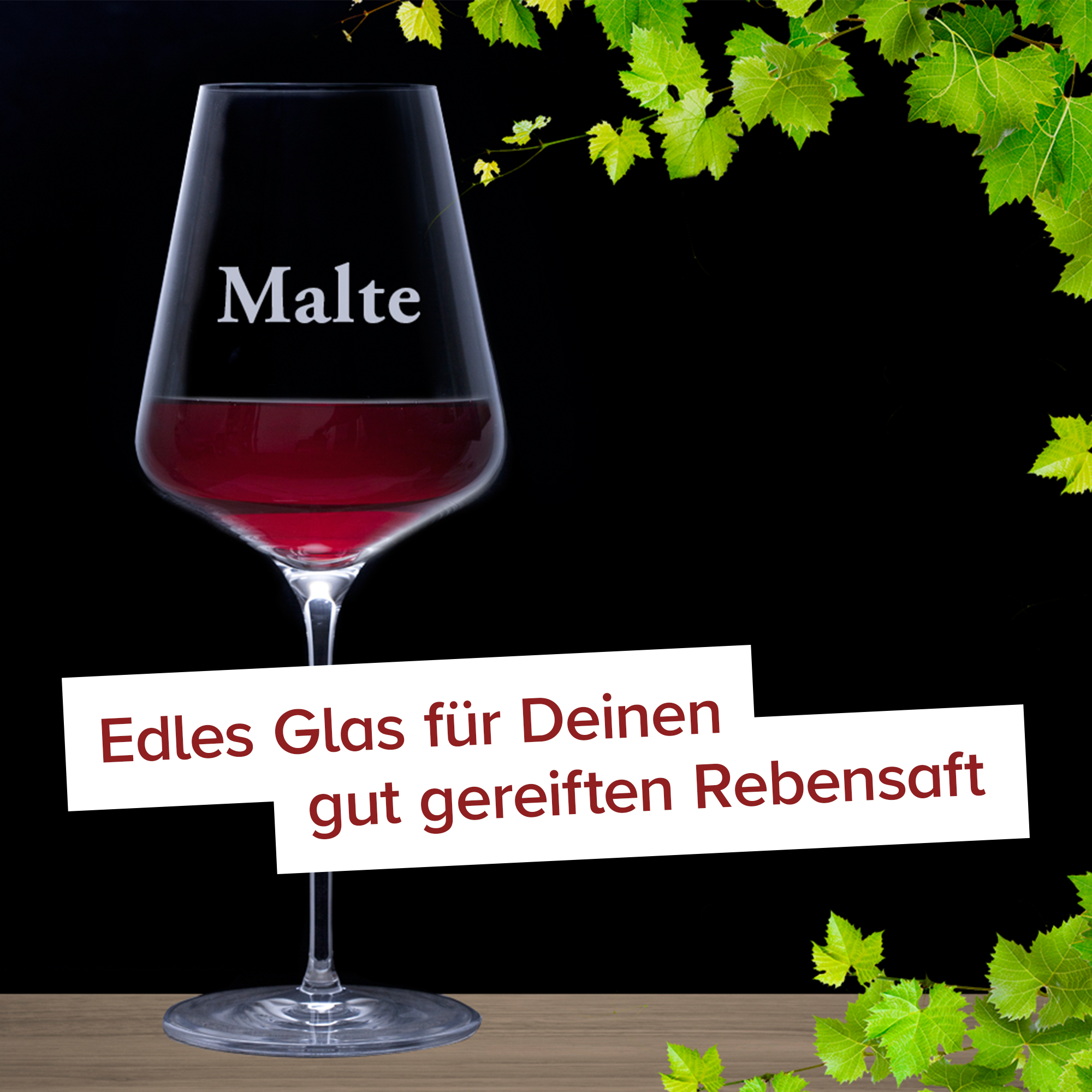 Weinglas mit Gravur 0980 - 6