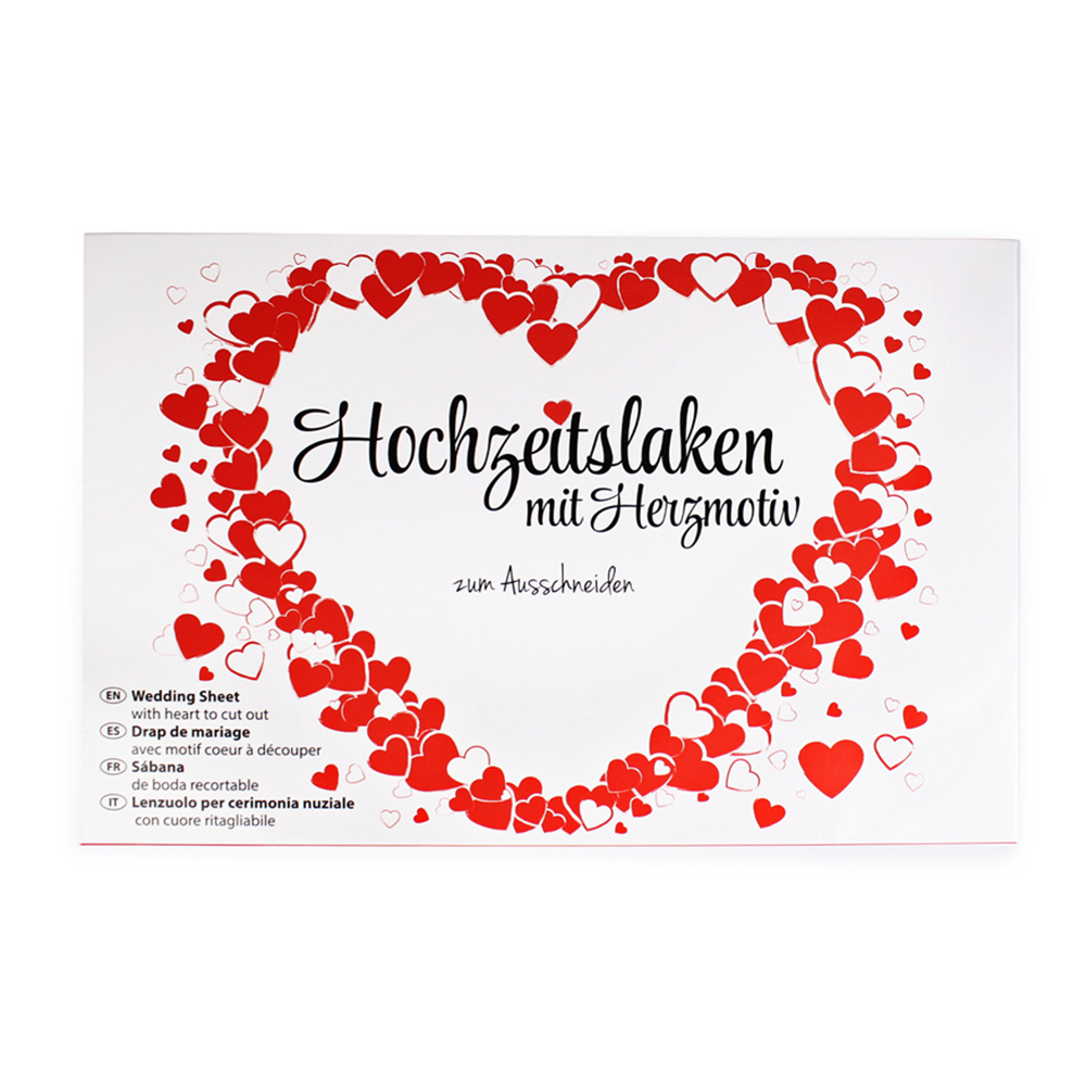 Hochzeitslaken Herzmotiv - zum Ausschneiden 3085 - 4