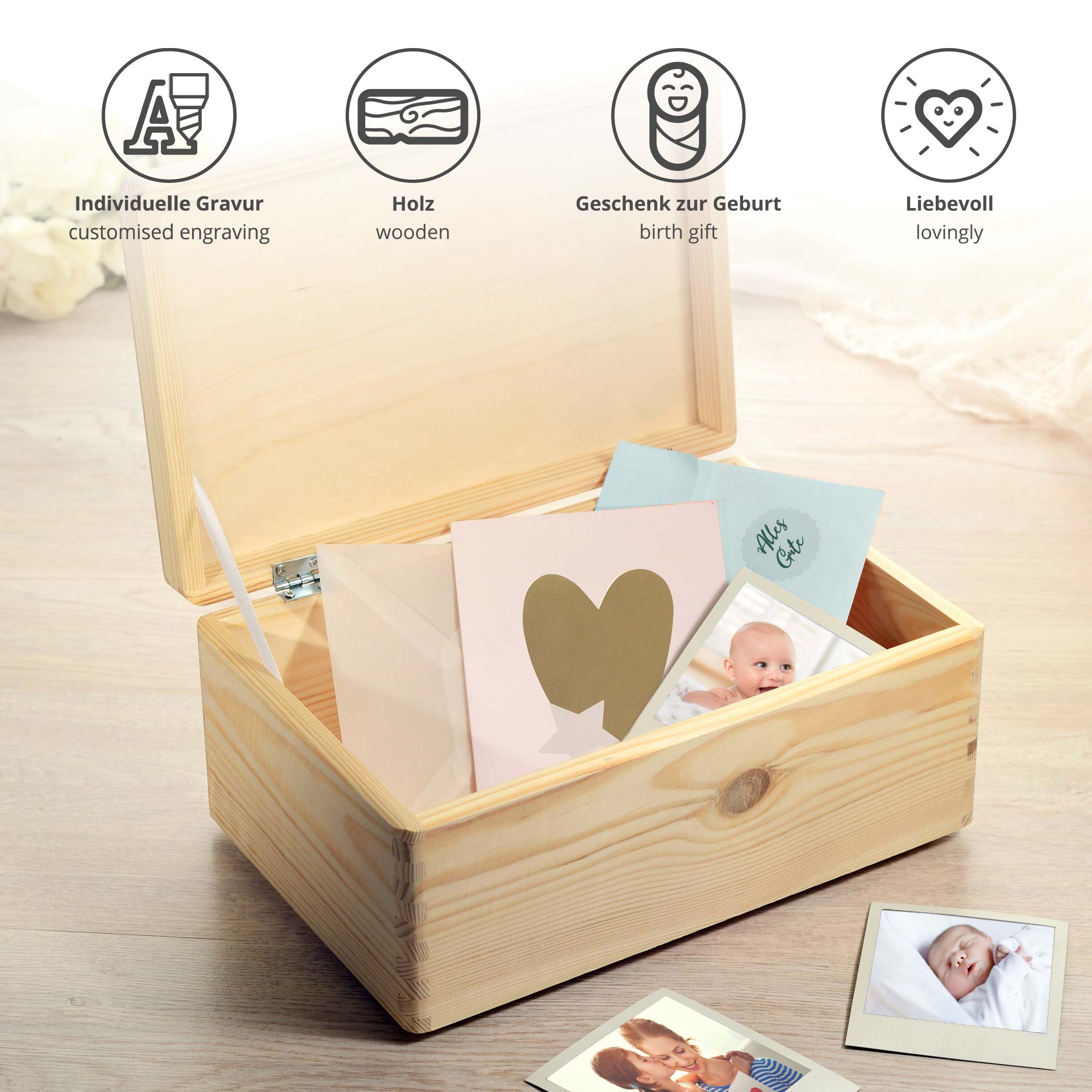 Keepsake Box - Baby - Personalisiert