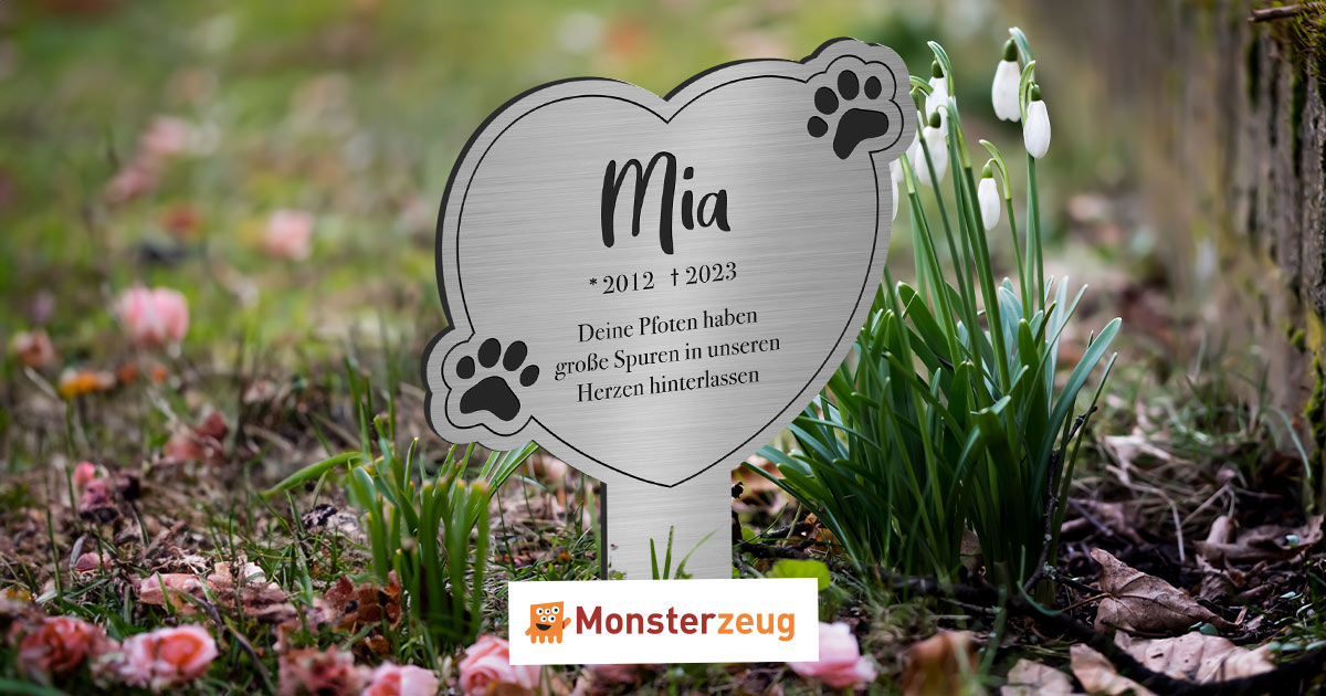Persönliche Metall-Gedenktafel Für Deinen Hund – Individueller Grabstein Für Den Garten