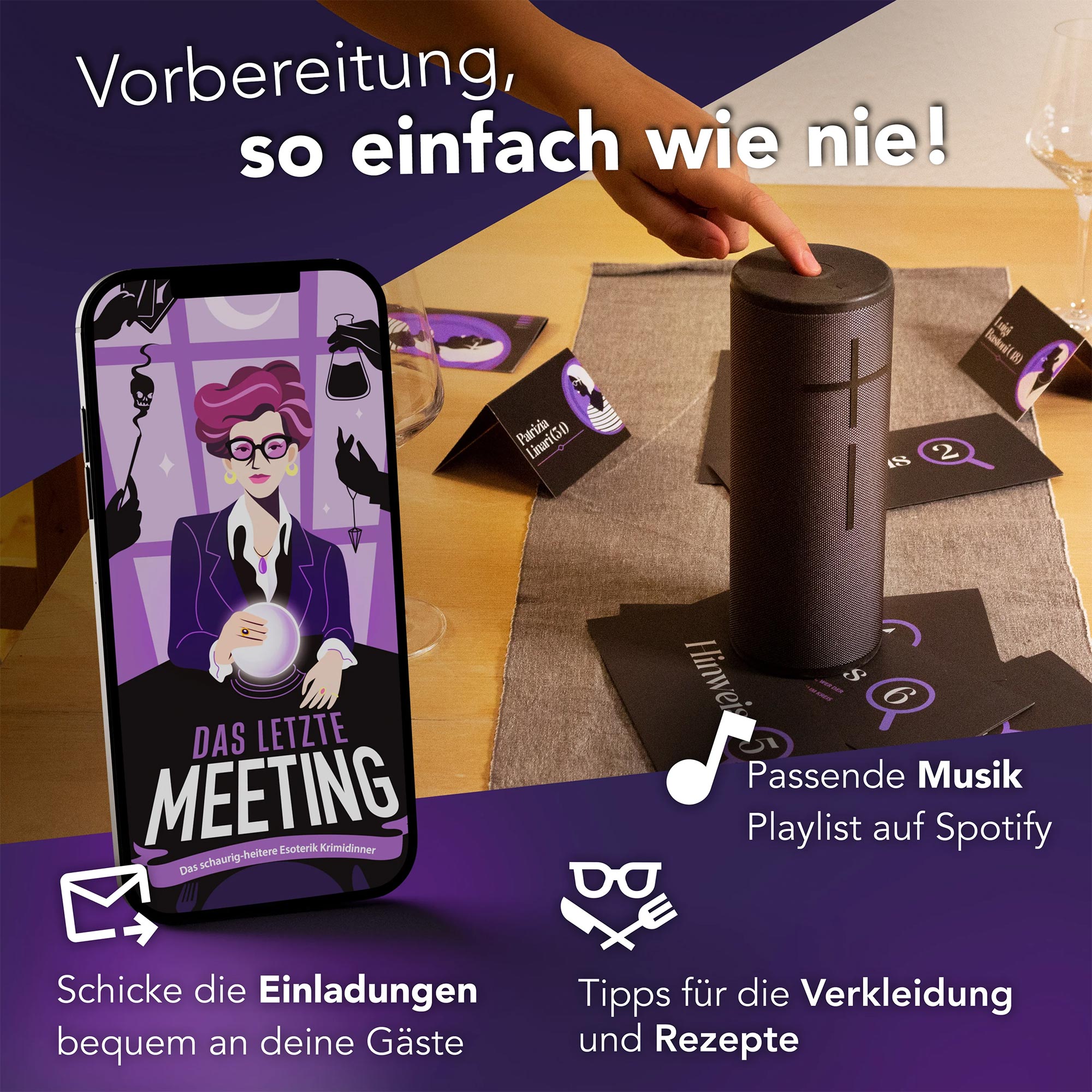 Krimidinner Zuhause - Das letzte Meeting
