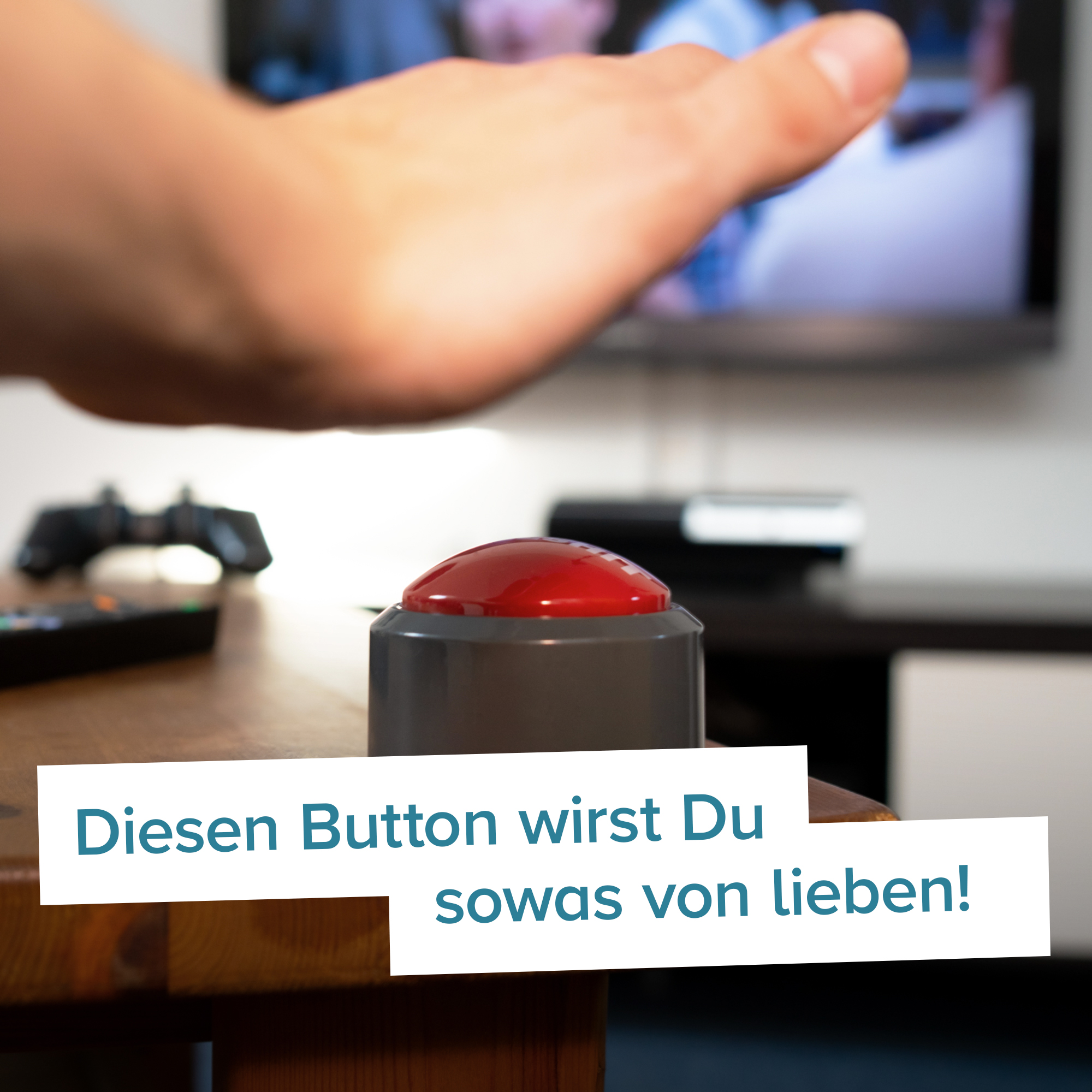 Buzzer mit Sound - Bullshit Button 3980 - 8