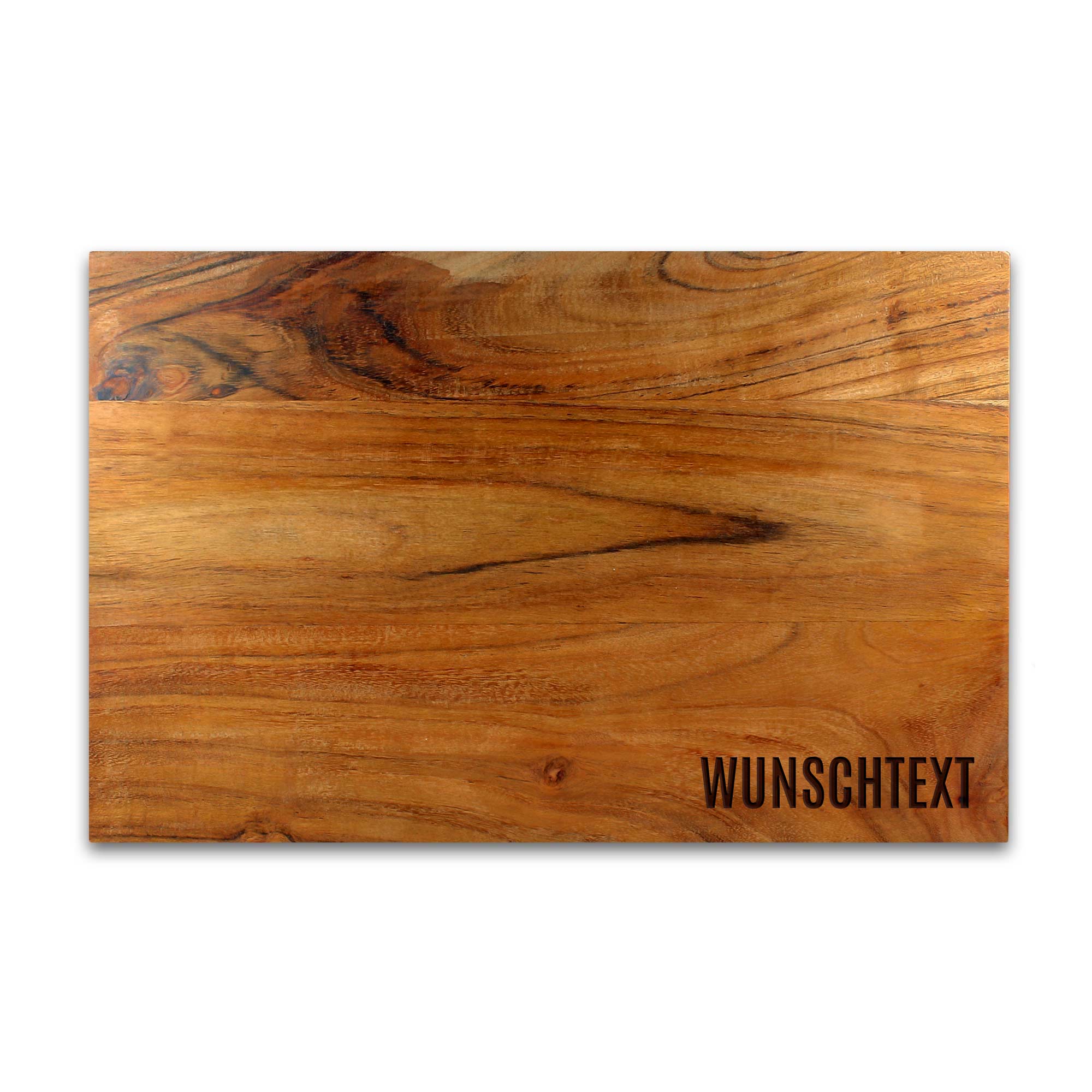 Personalisierter Schneideblock mit Griffmulden Personalisierter Schneideblock mit Griffmulden