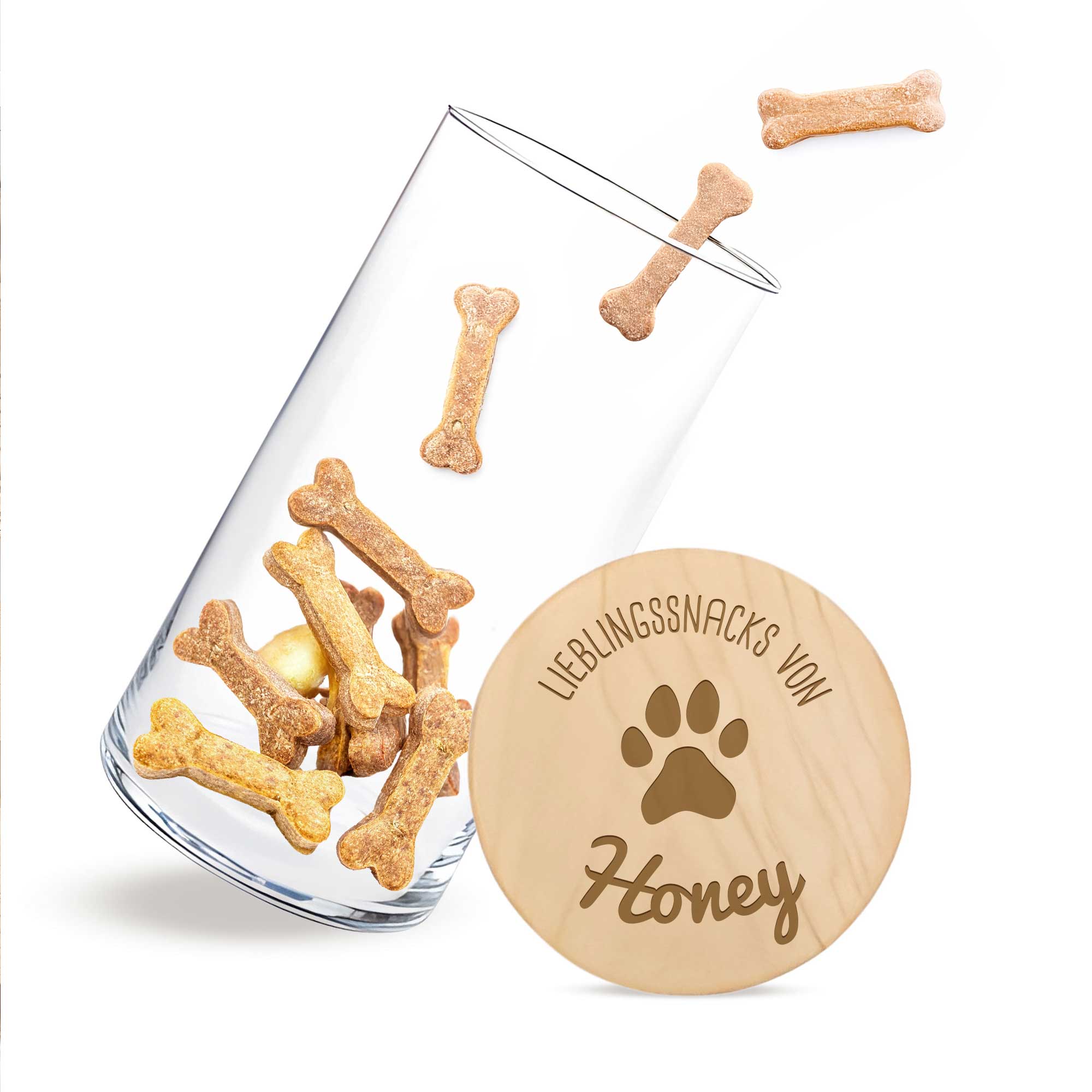 Vorratsglas mit Gravur - Hundesnacks