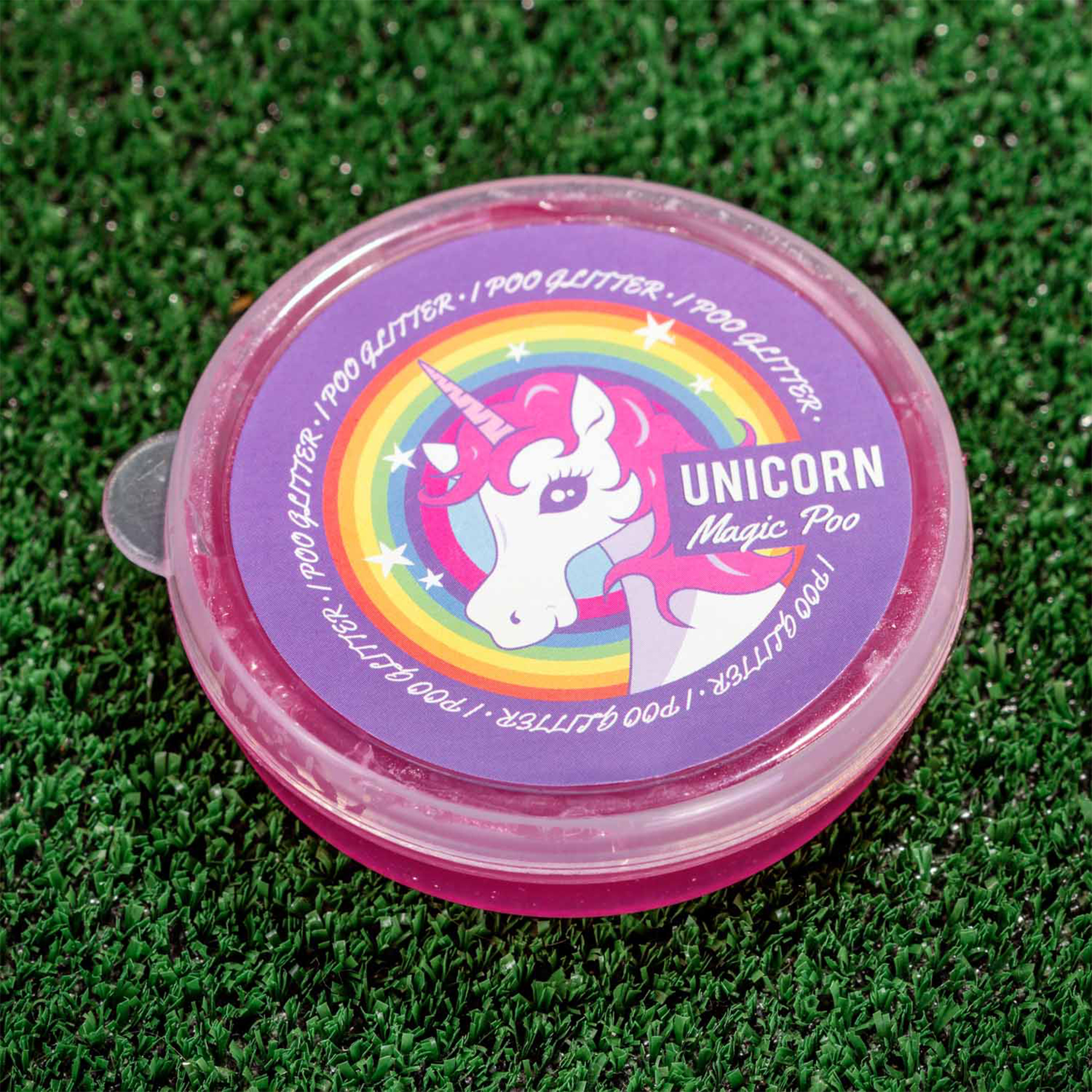 Einhorn Kackhaufen - Glitzerknete 3871 - 4