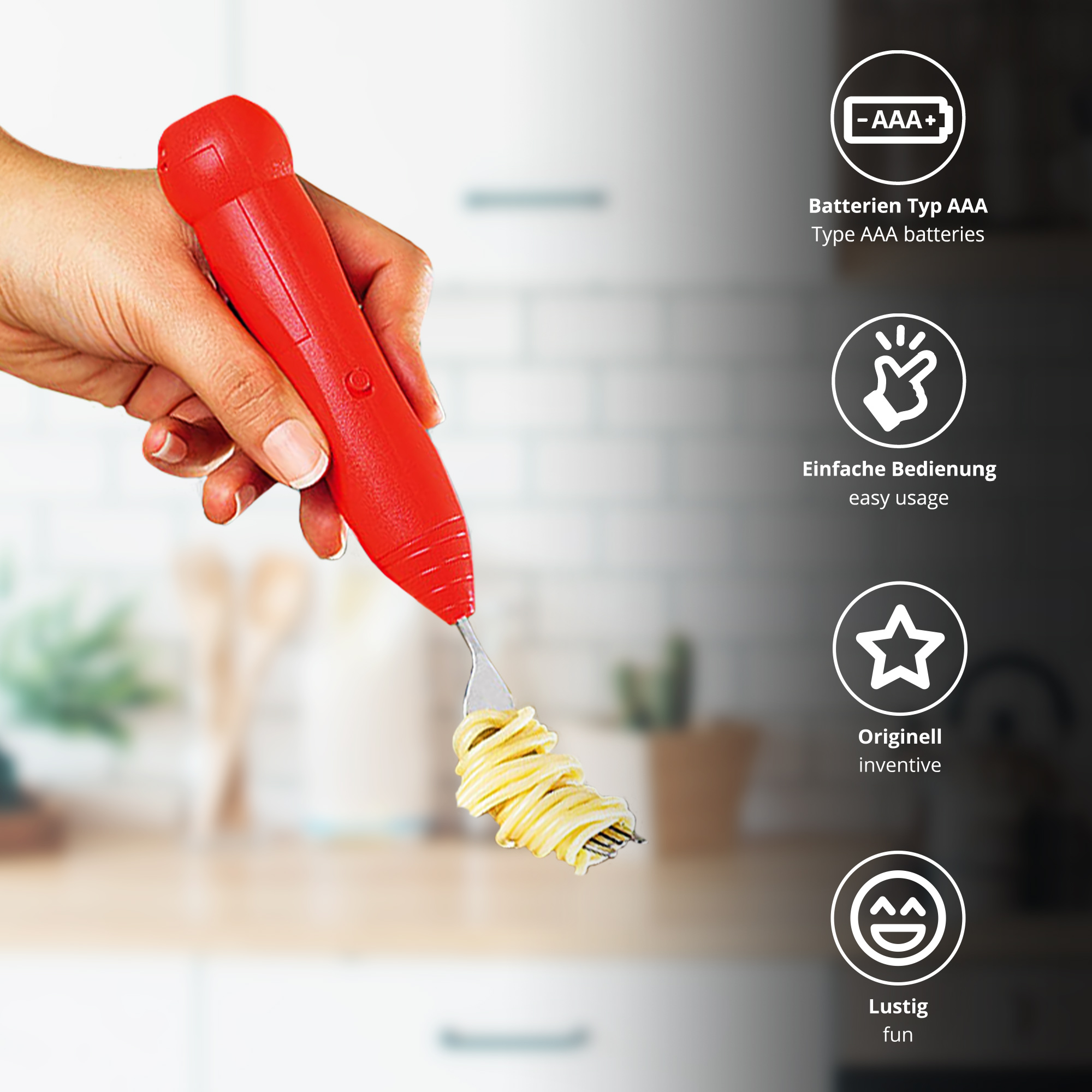 Elektrische Spaghettigabel Elektrische Spaghettigabel