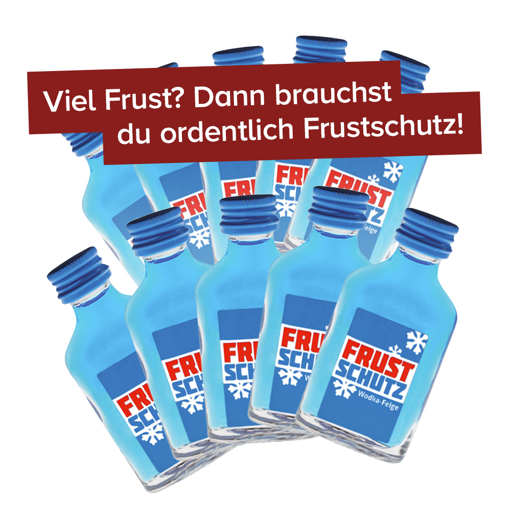 Frustschutz - 20 ml Wodka Feige - 10er Set