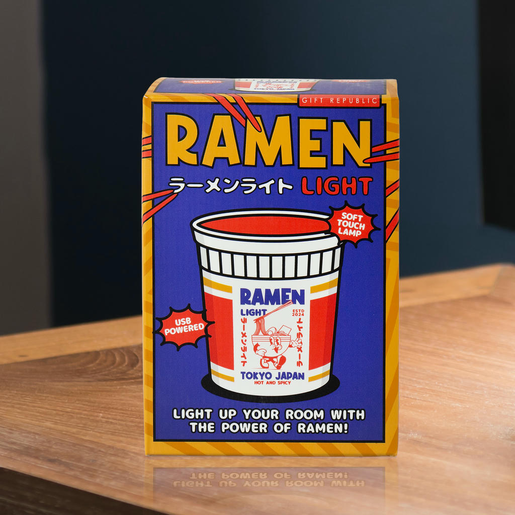 Ramen Noodle Cup Lampe – Leuchtende Nudelkunst für Dein Zuhause