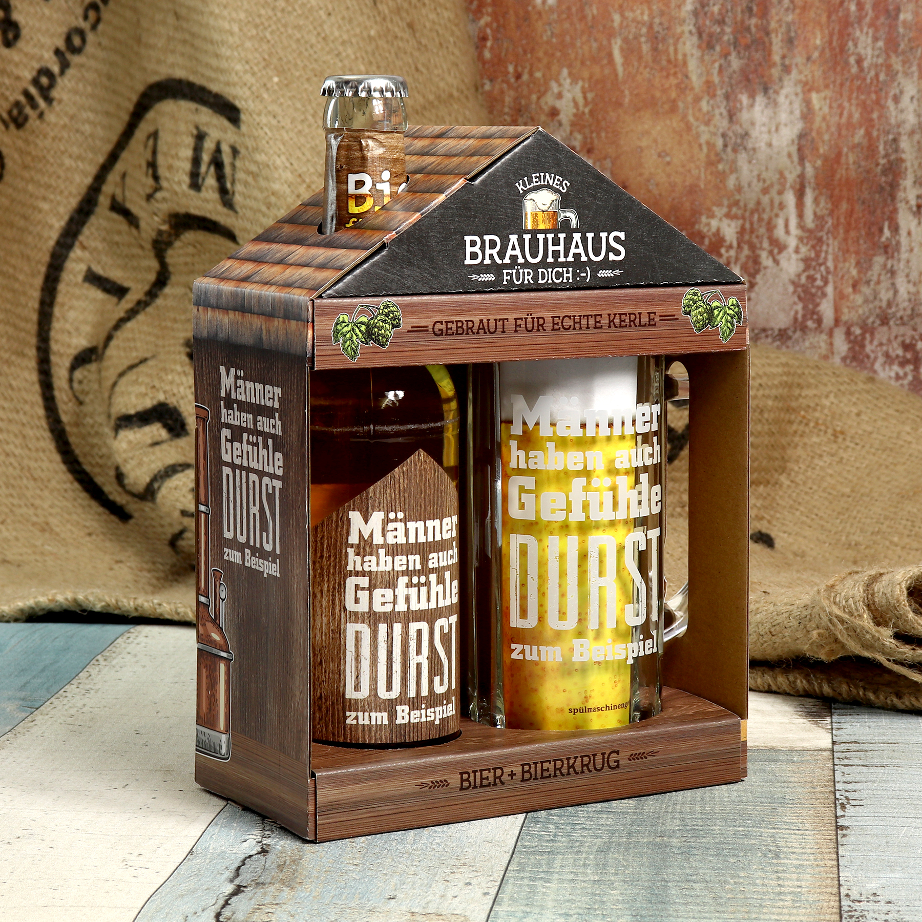 Kleines Brauhaus - Bierset für Männer mit Gefühlen 3974 - 9