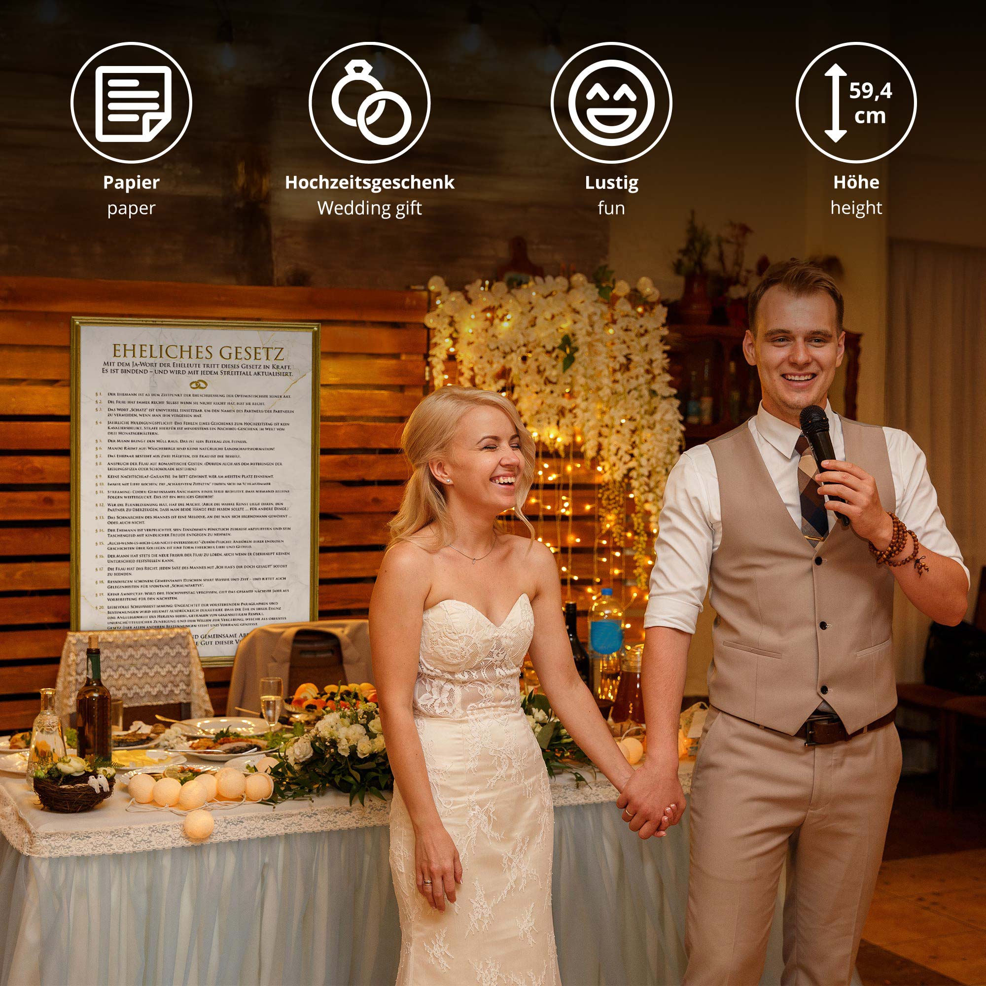 Ehegesetz Poster XXL - Antik