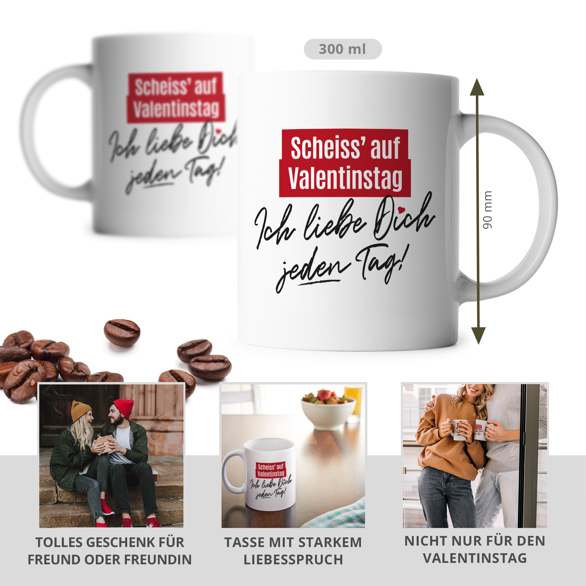 Tasse - Ich liebe Dich jeden Tag