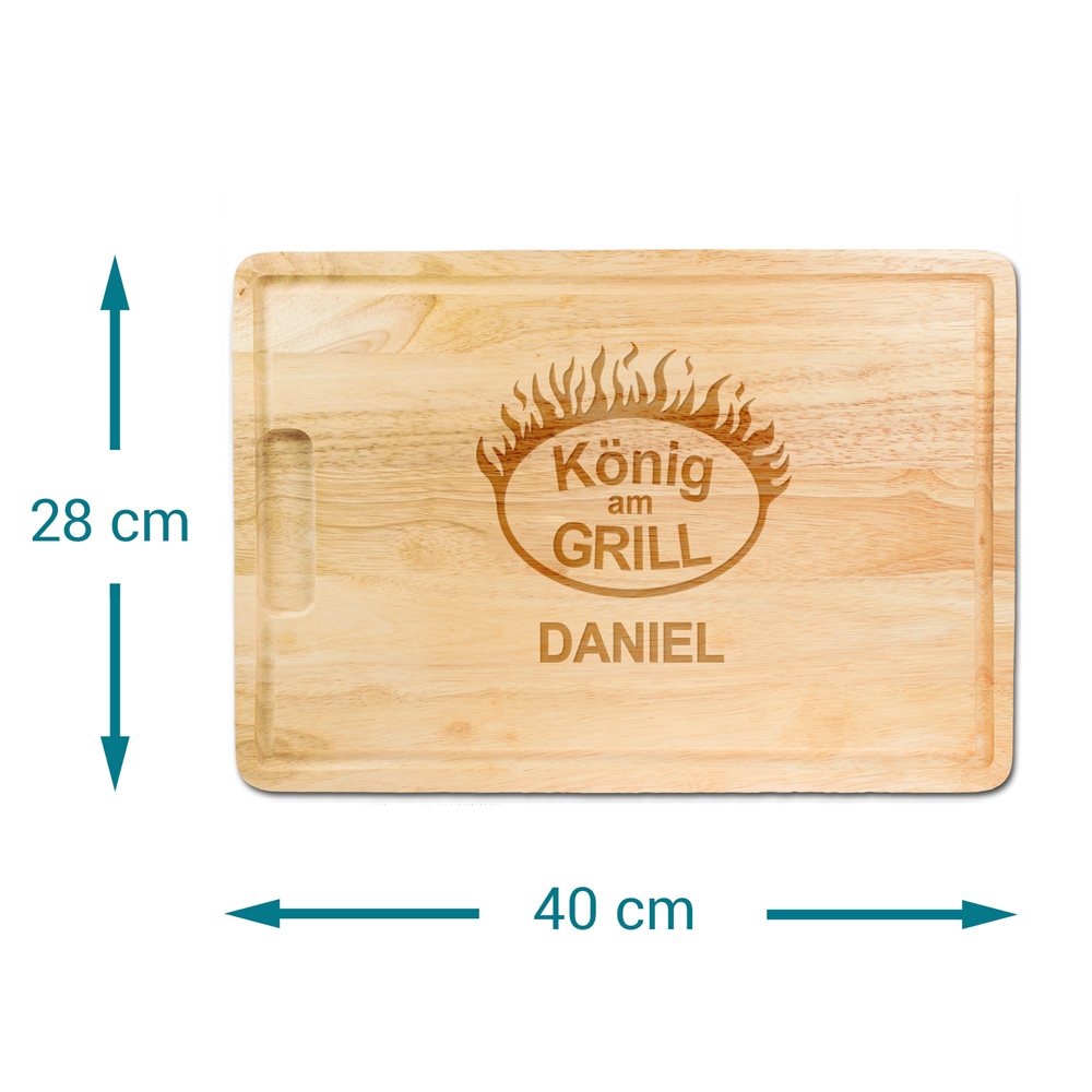 Grillmeister - graviertes Schneidebrett 1125 - 2