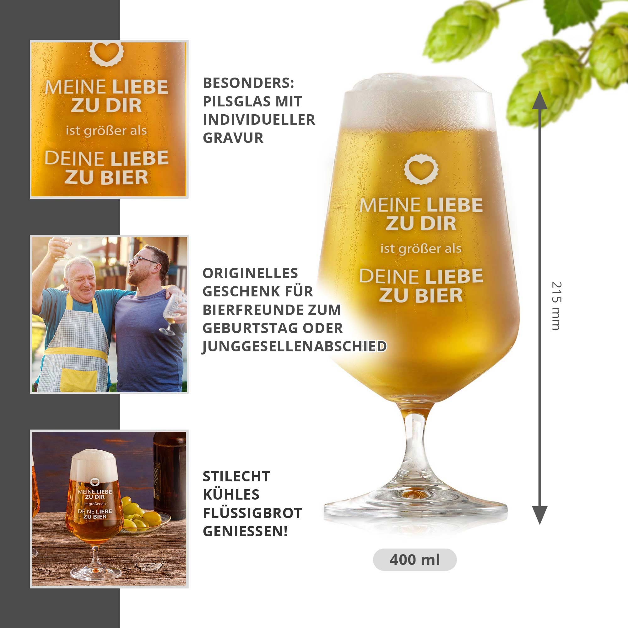 Bierglas - Liebe