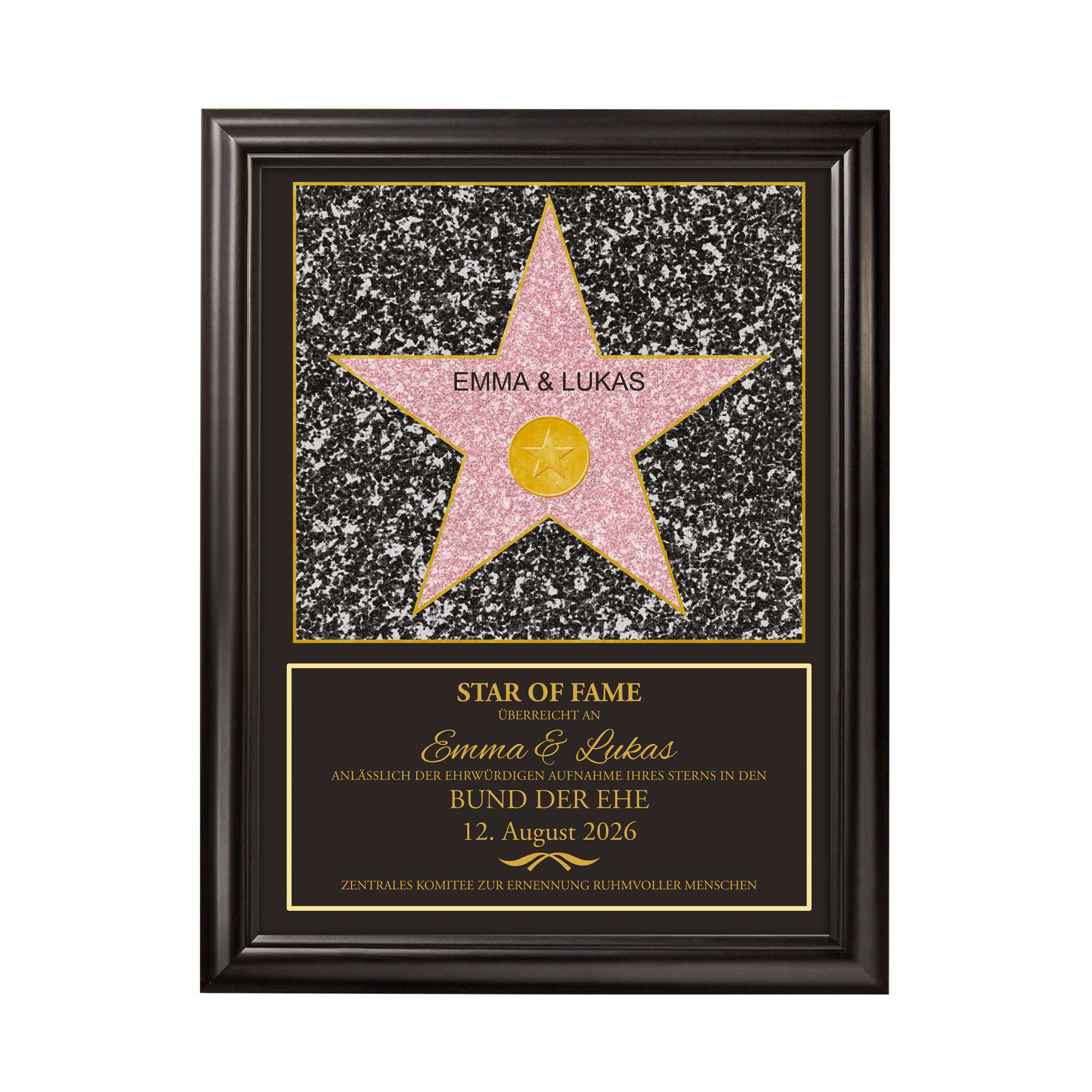 Star of Fame - Hochzeitsbild