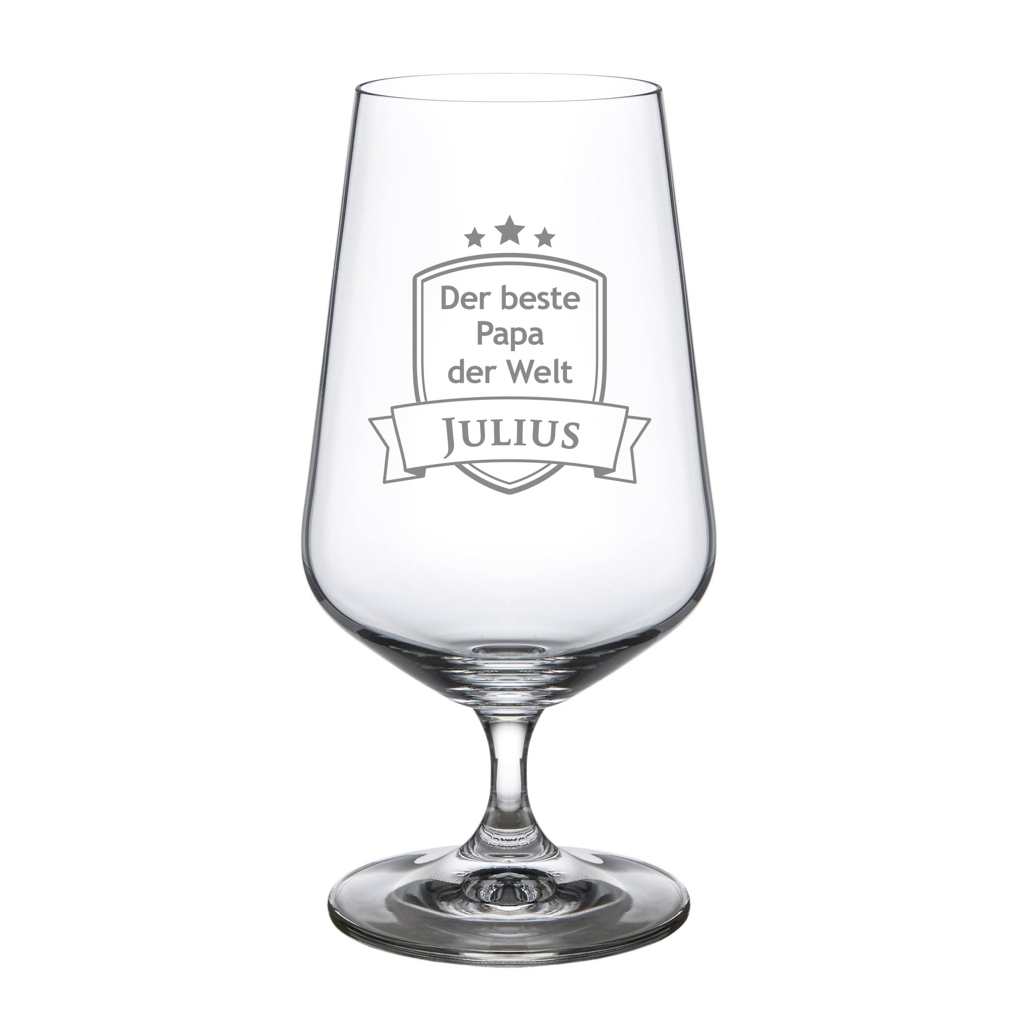 Bierglas mit Gravur - Bester Papa Bierglas mit Gravur - Bester Papa