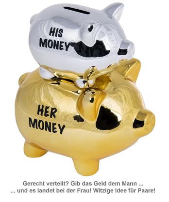 Sparschwein für Paare - His Money / Her Money 3523 - 1
