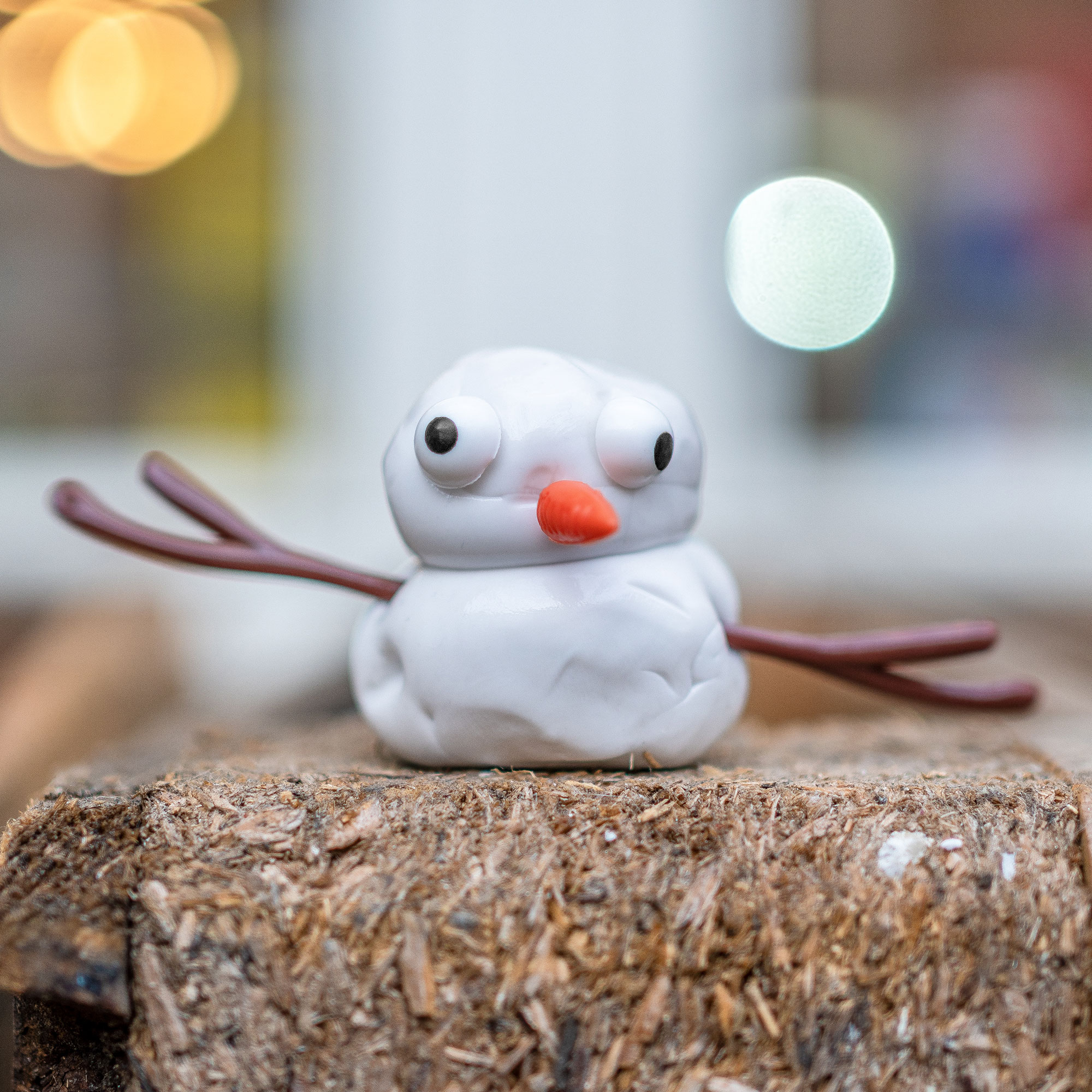 Schneemann Bausatz mit Schmilzknete 4037 - 3