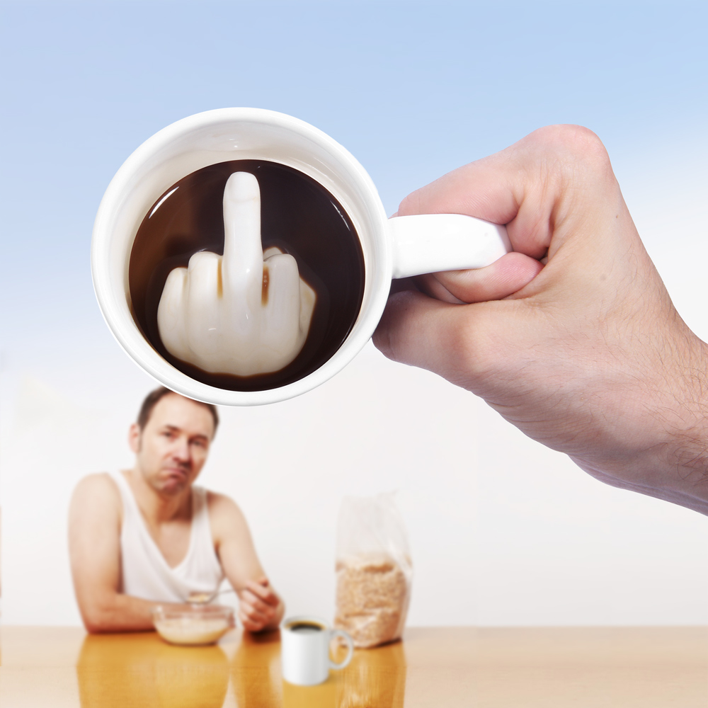 Mittelfinger Tasse 2054