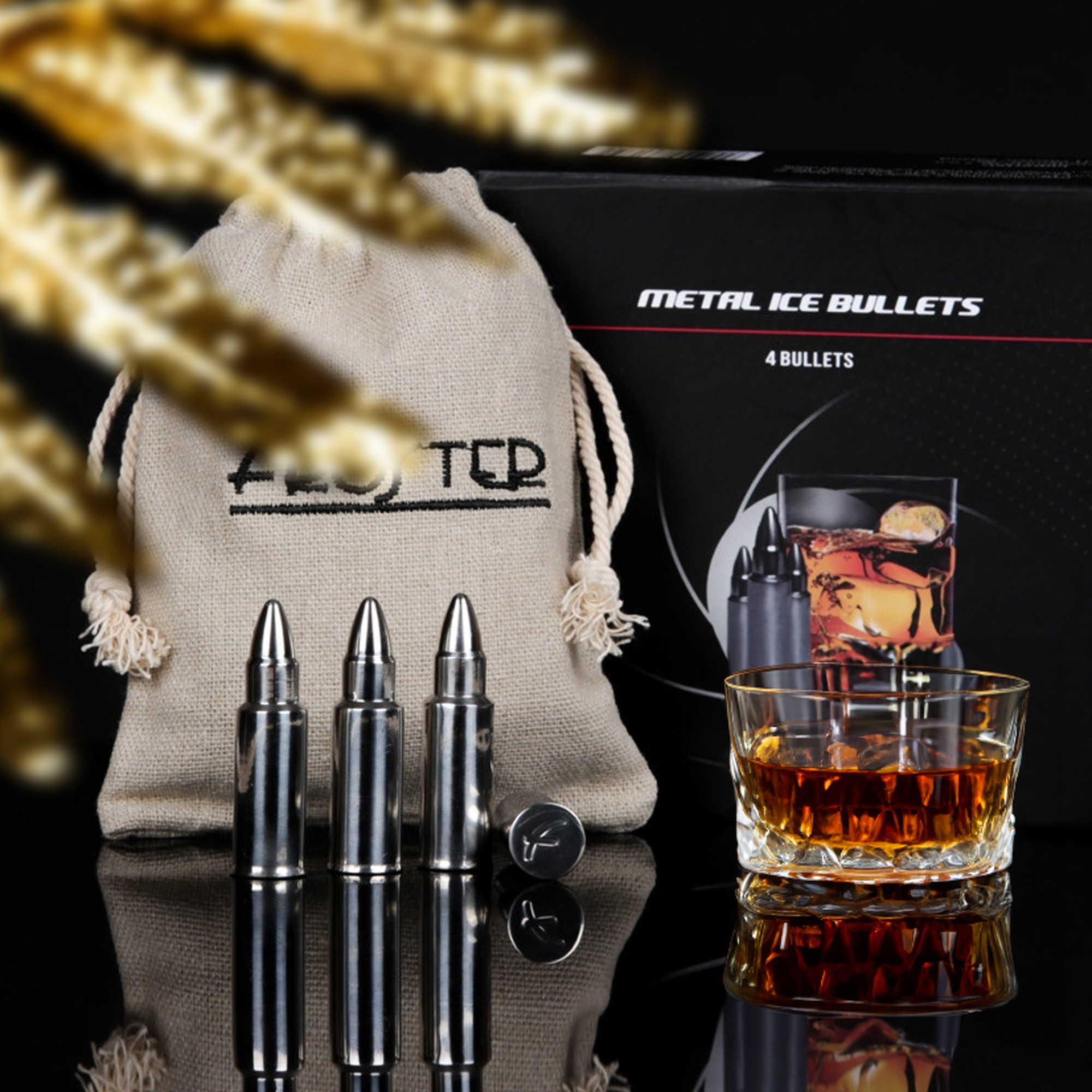 Eiswürfel Patronen aus Metall Eiswürfel Patronen aus Metall