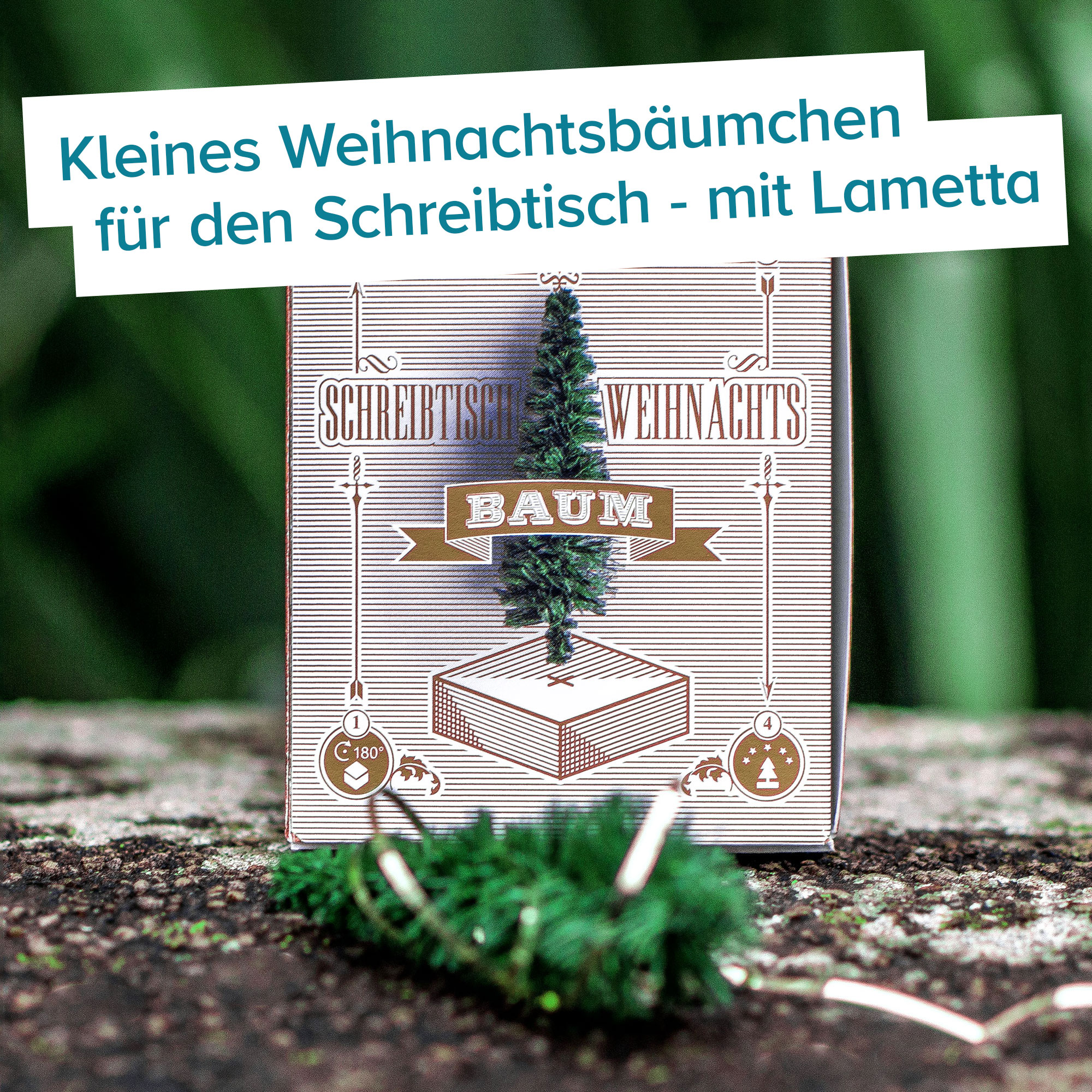 Mini Weihnachtsbaum für den Schreibtisch 4002 - 6