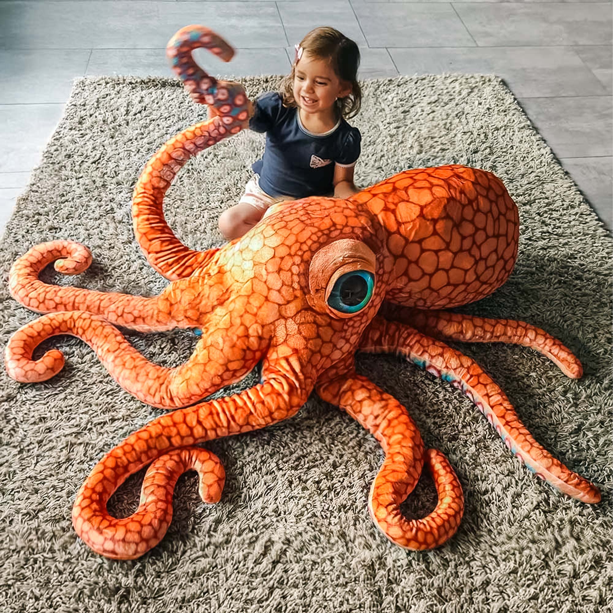 Riesen Oktopus - Kuscheltier & Kissen