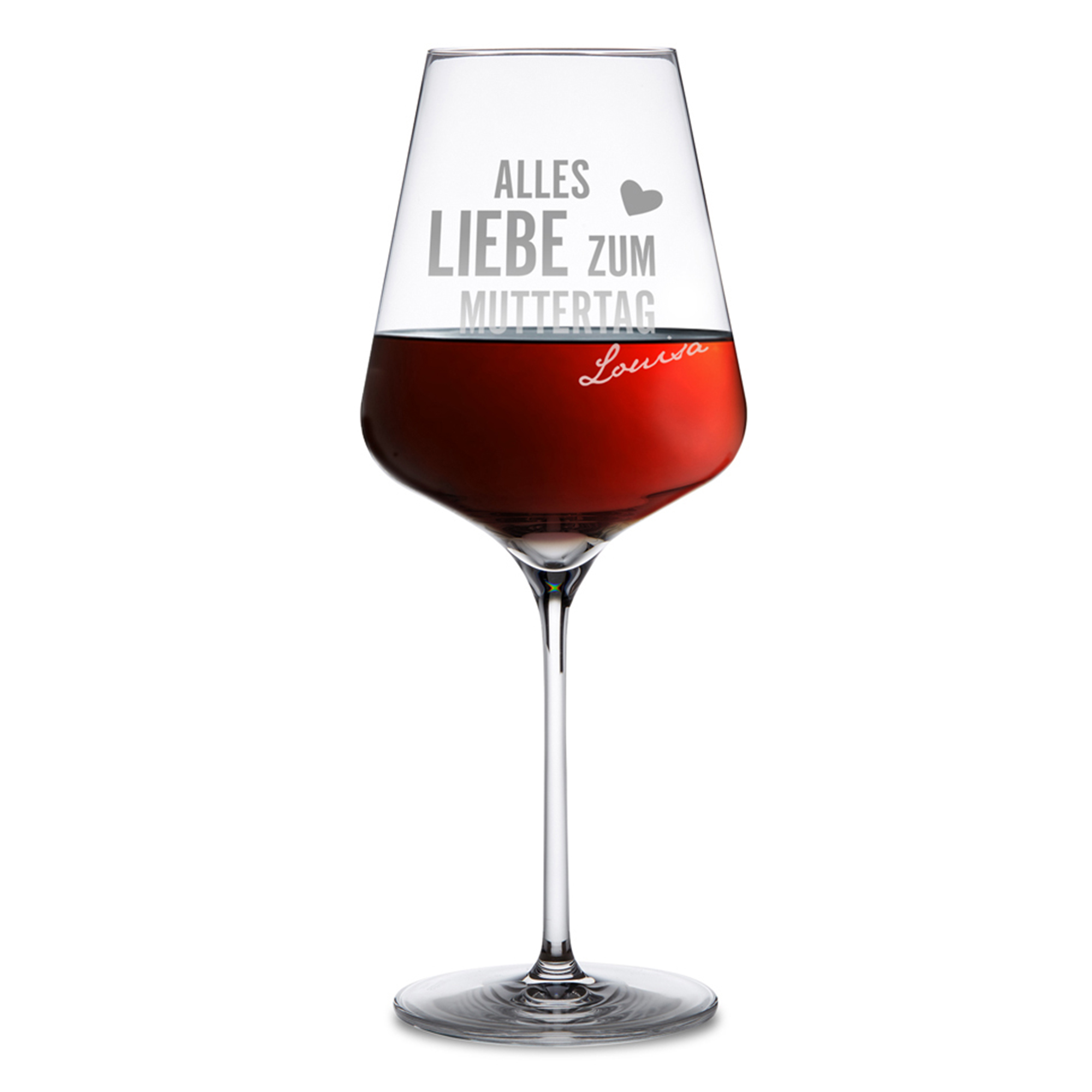Personalisiertes Weinglas zum Muttertag 1627 - 2