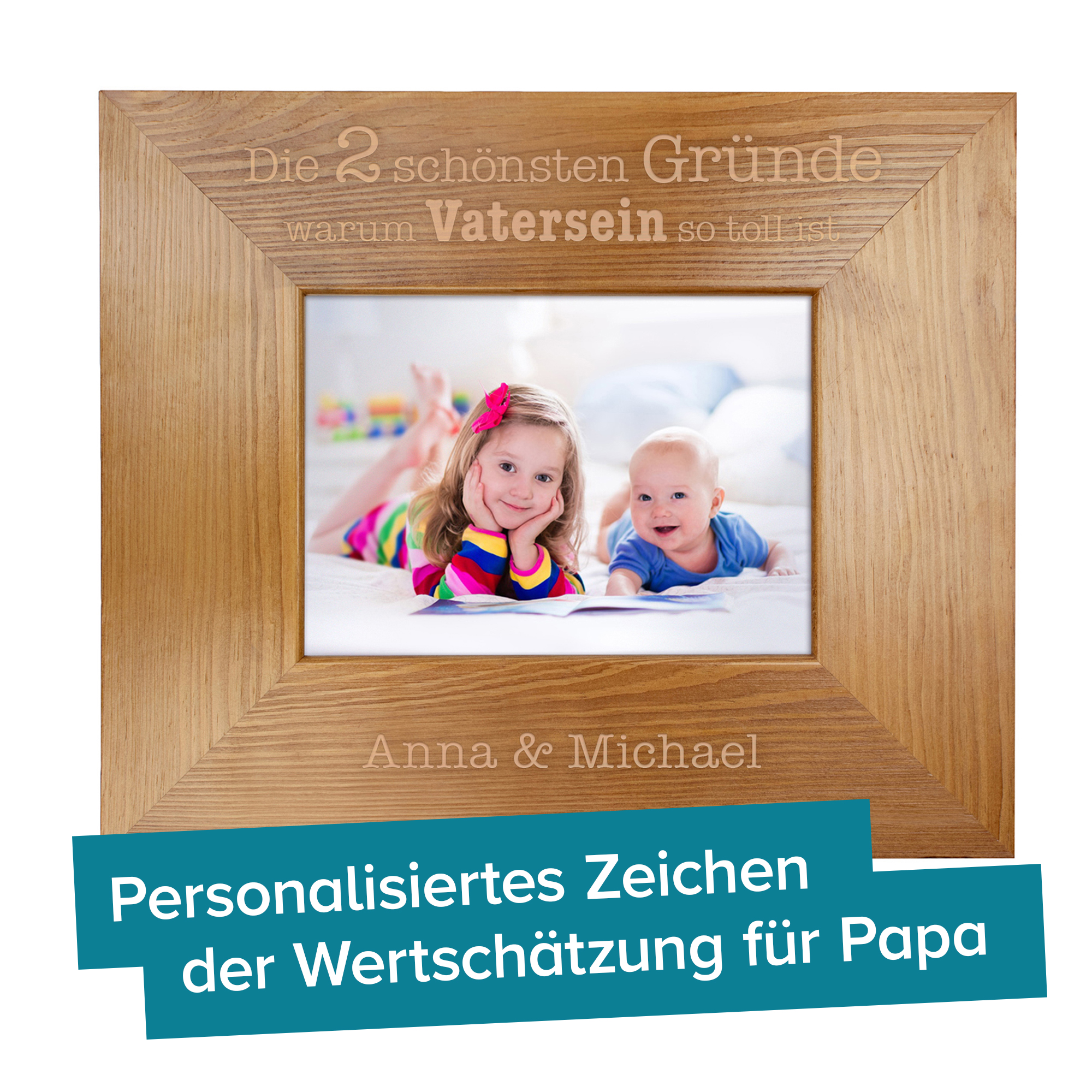 Personalisierter Bilderrahmen - Warum Vatersein so toll ist