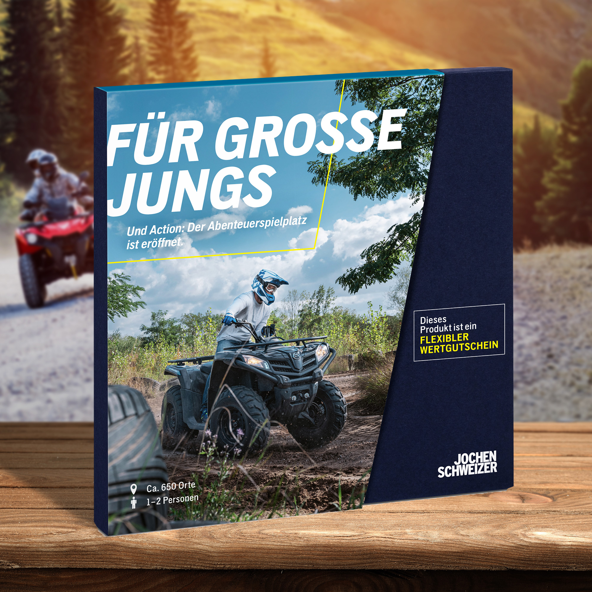 Für große Jungs - Erlebnisgutschein von Jochen Schweizer